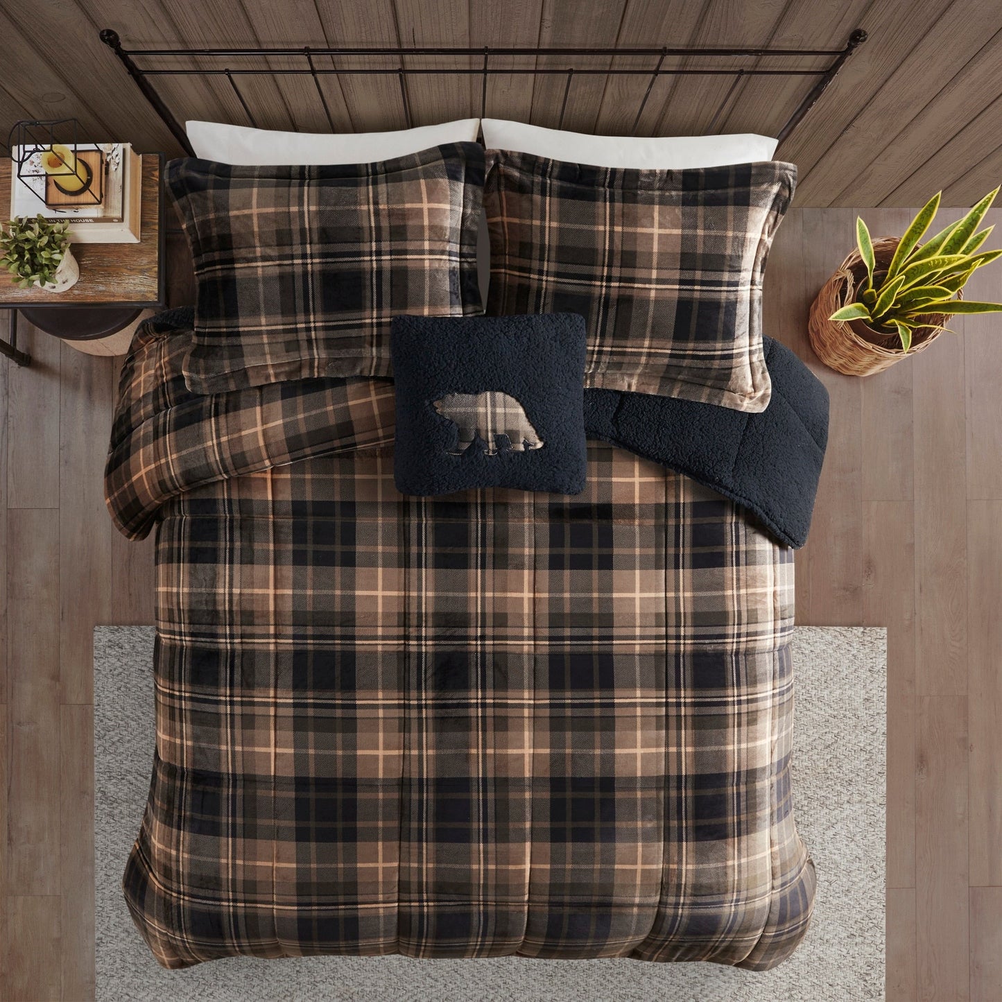 Woolrich Alton Bettdecken-Set, Alternative zu Plüsch und Sherpa-Daunen