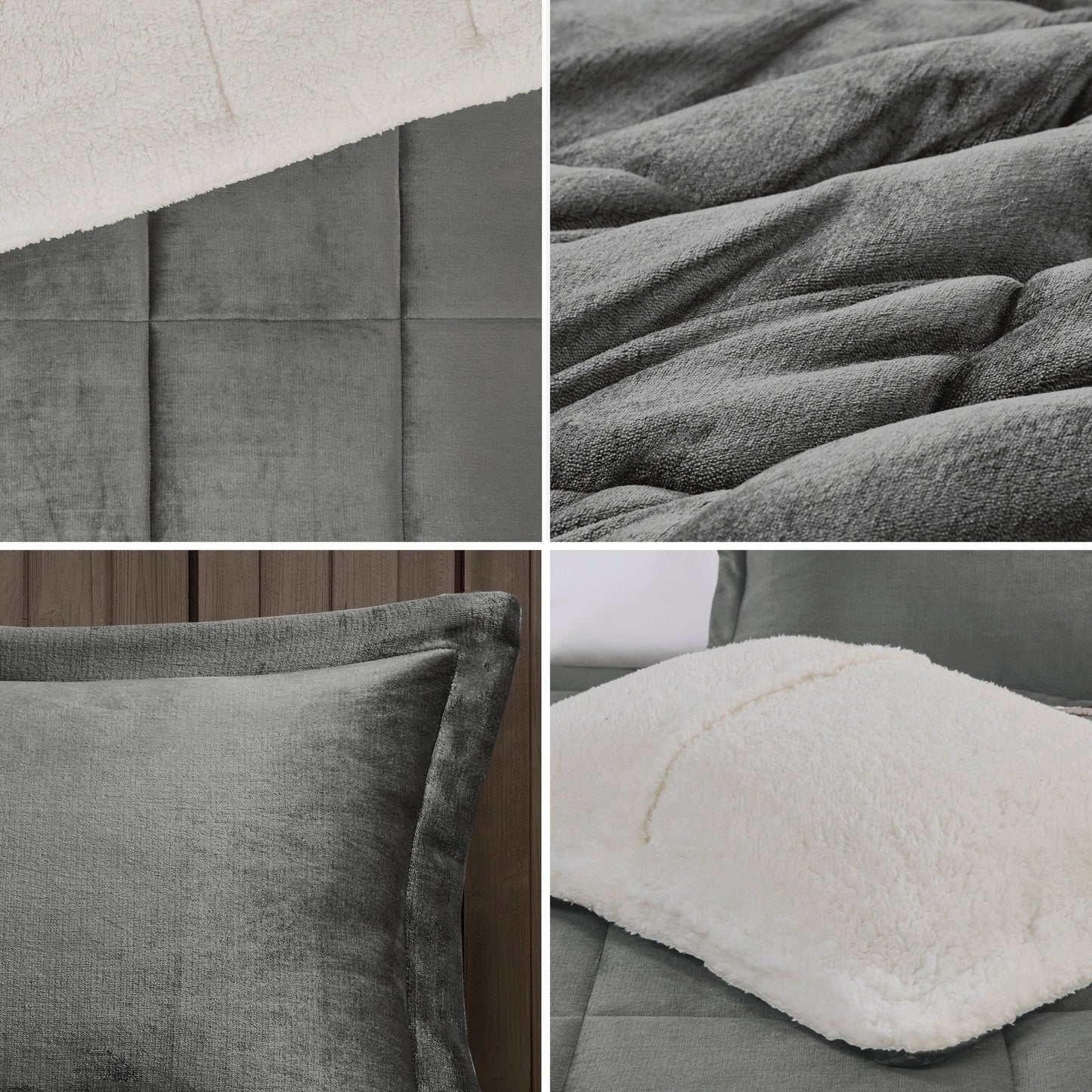 Woolrich Alton Bettdecken-Set, Alternative zu Plüsch und Sherpa-Daunen