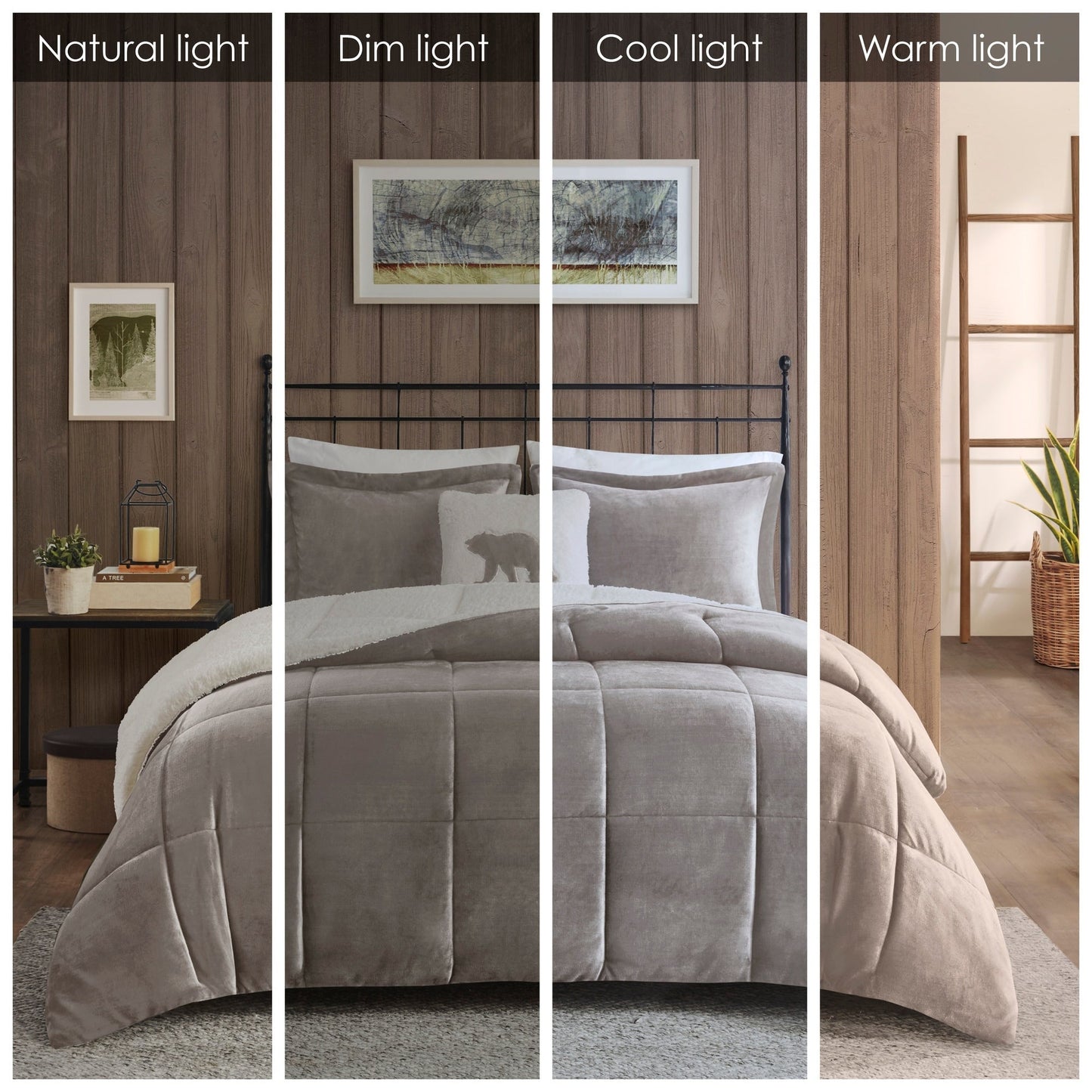 Woolrich Alton Bettdecken-Set, Alternative zu Plüsch und Sherpa-Daunen