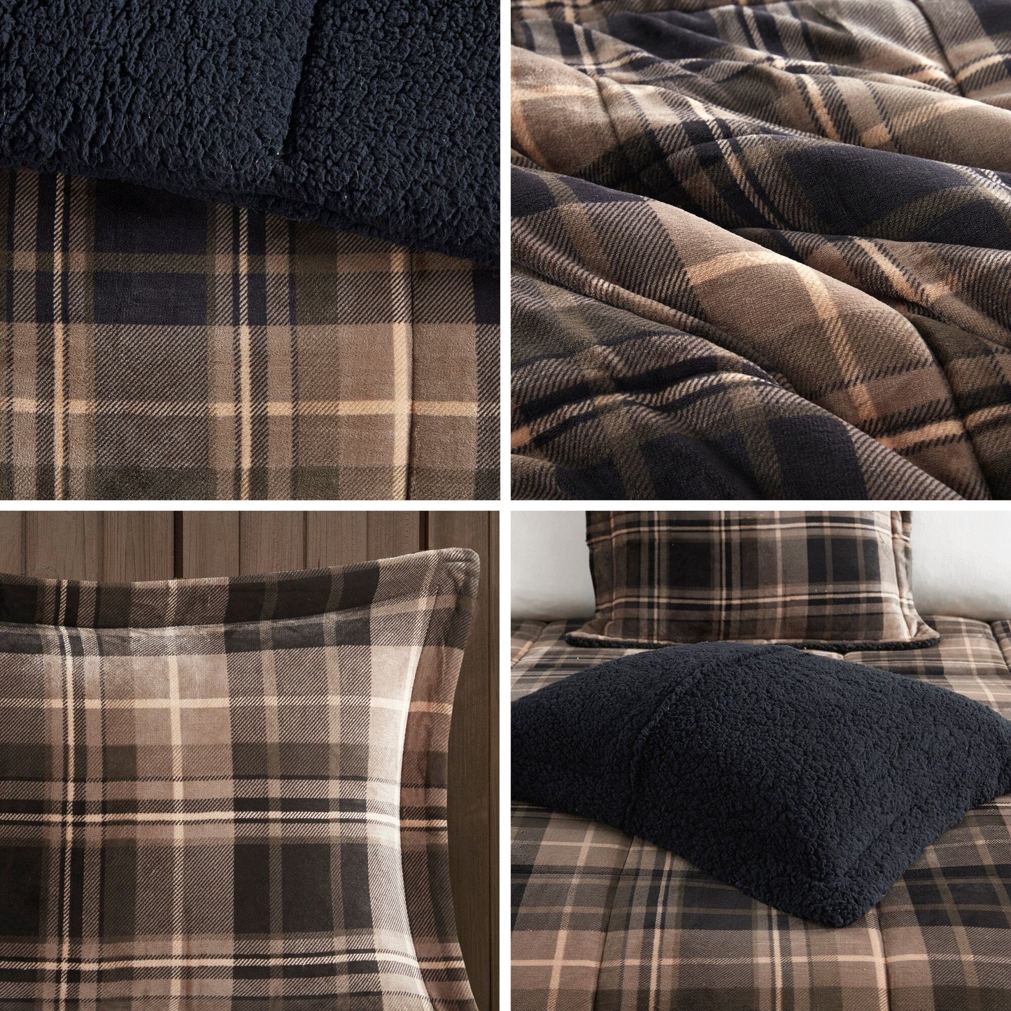 Woolrich Alton Bettdecken-Set, Alternative zu Plüsch und Sherpa-Daunen
