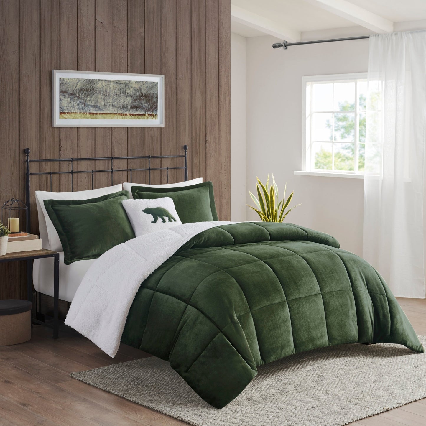 Woolrich Alton Bettdecken-Set, Alternative zu Plüsch und Sherpa-Daunen