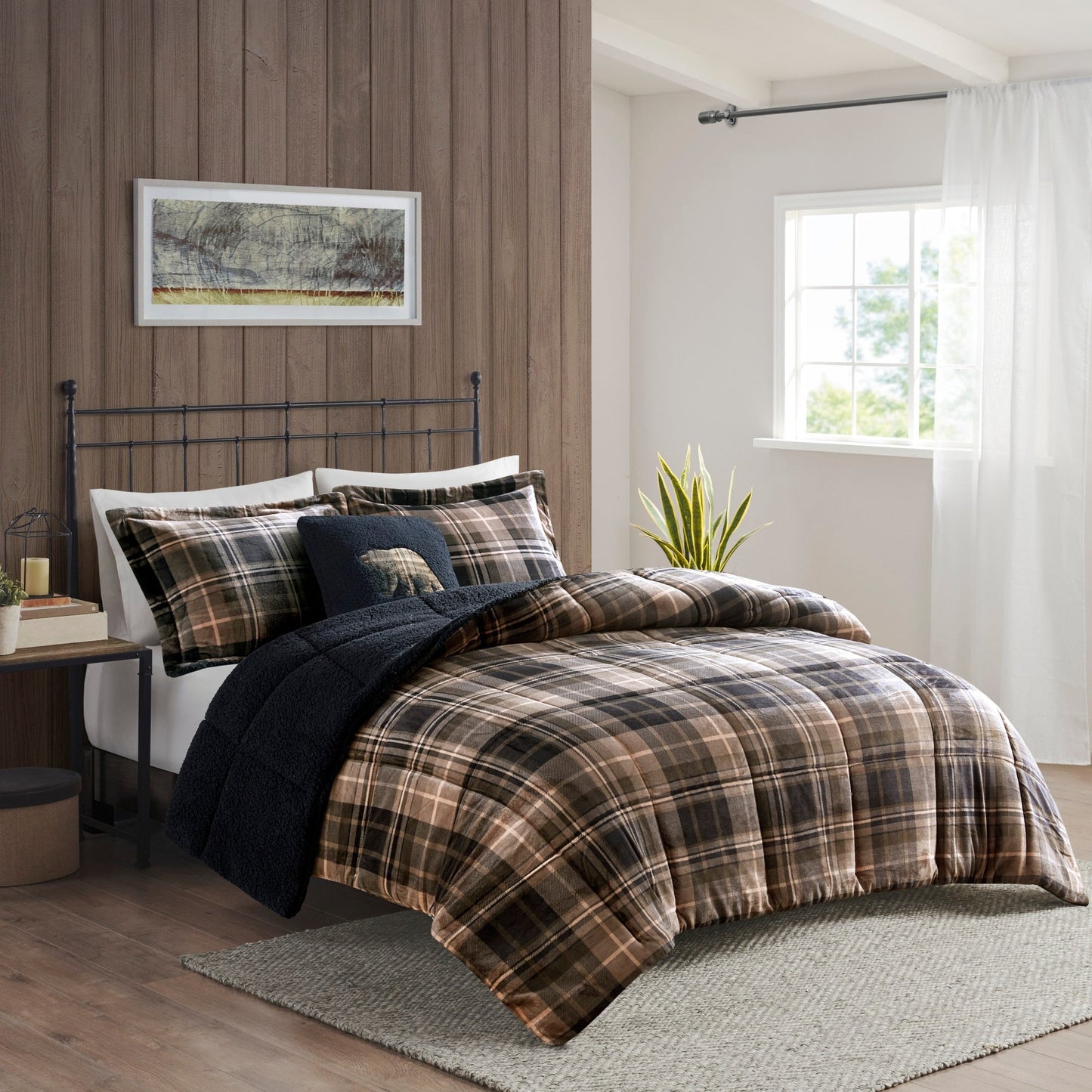 Woolrich Alton Bettdecken-Set, Alternative zu Plüsch und Sherpa-Daunen