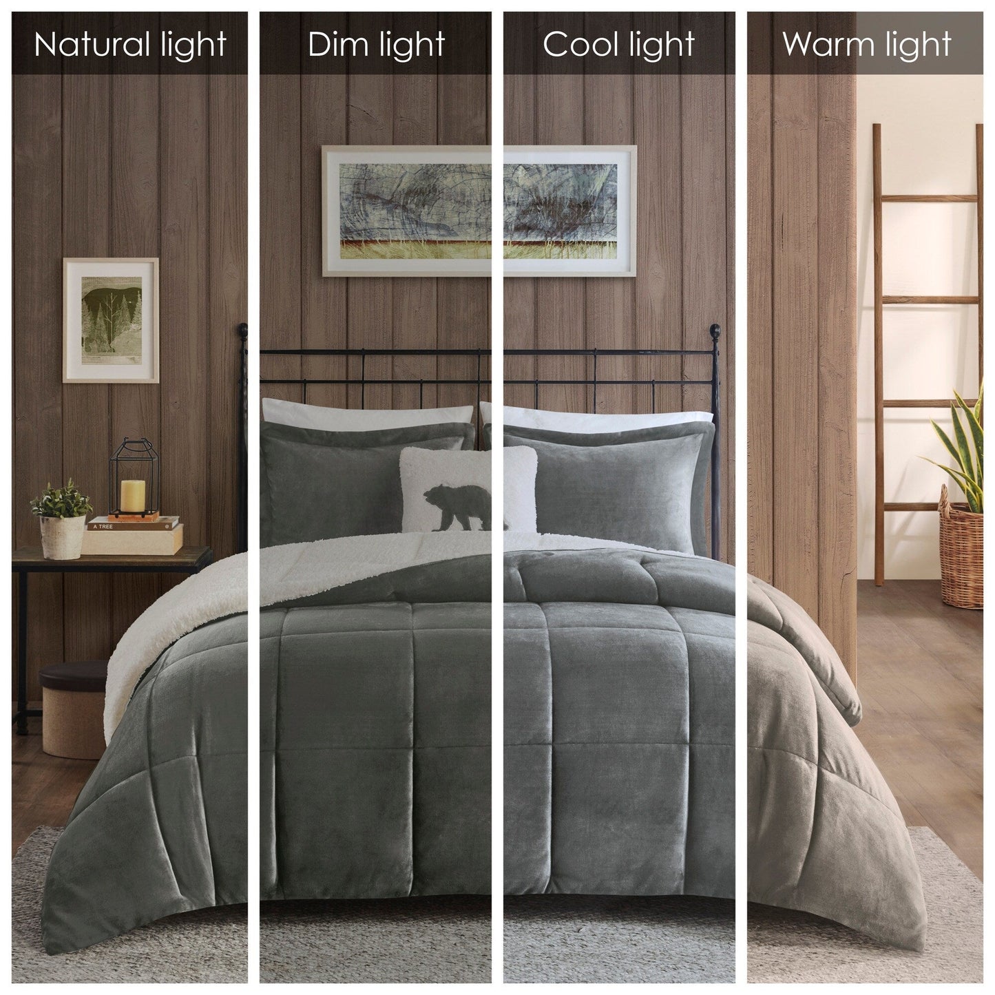 Woolrich Alton Bettdecken-Set, Alternative zu Plüsch und Sherpa-Daunen