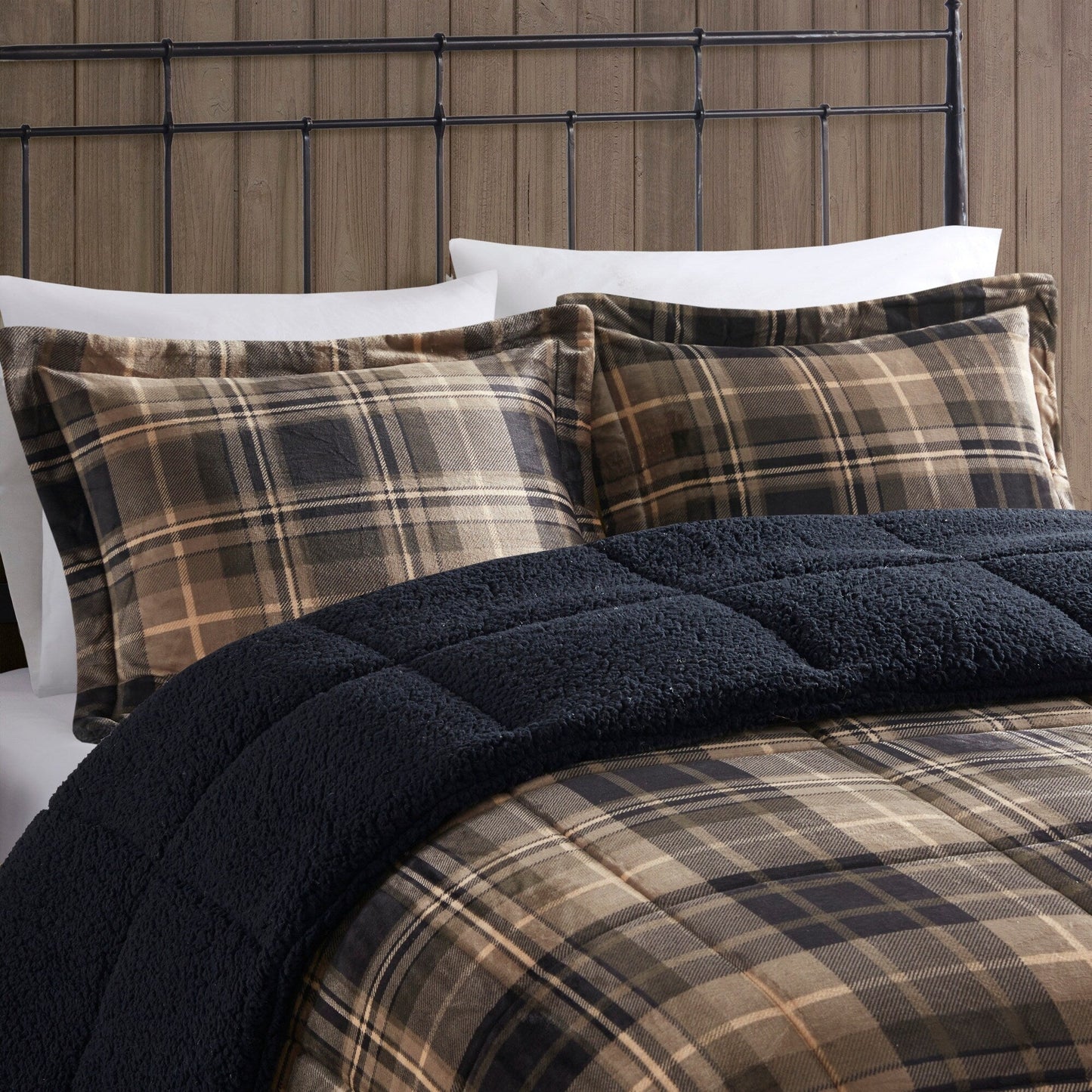 Woolrich Alton Bettdecken-Set, Alternative zu Plüsch und Sherpa-Daunen