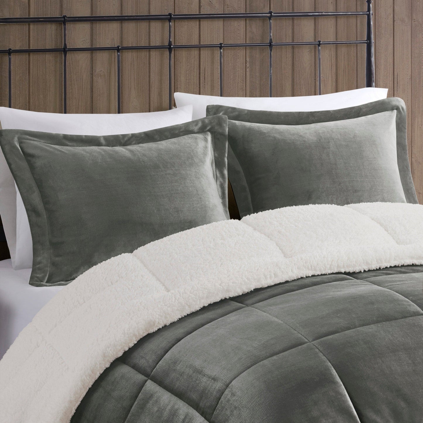 Woolrich Alton Bettdecken-Set, Alternative zu Plüsch und Sherpa-Daunen
