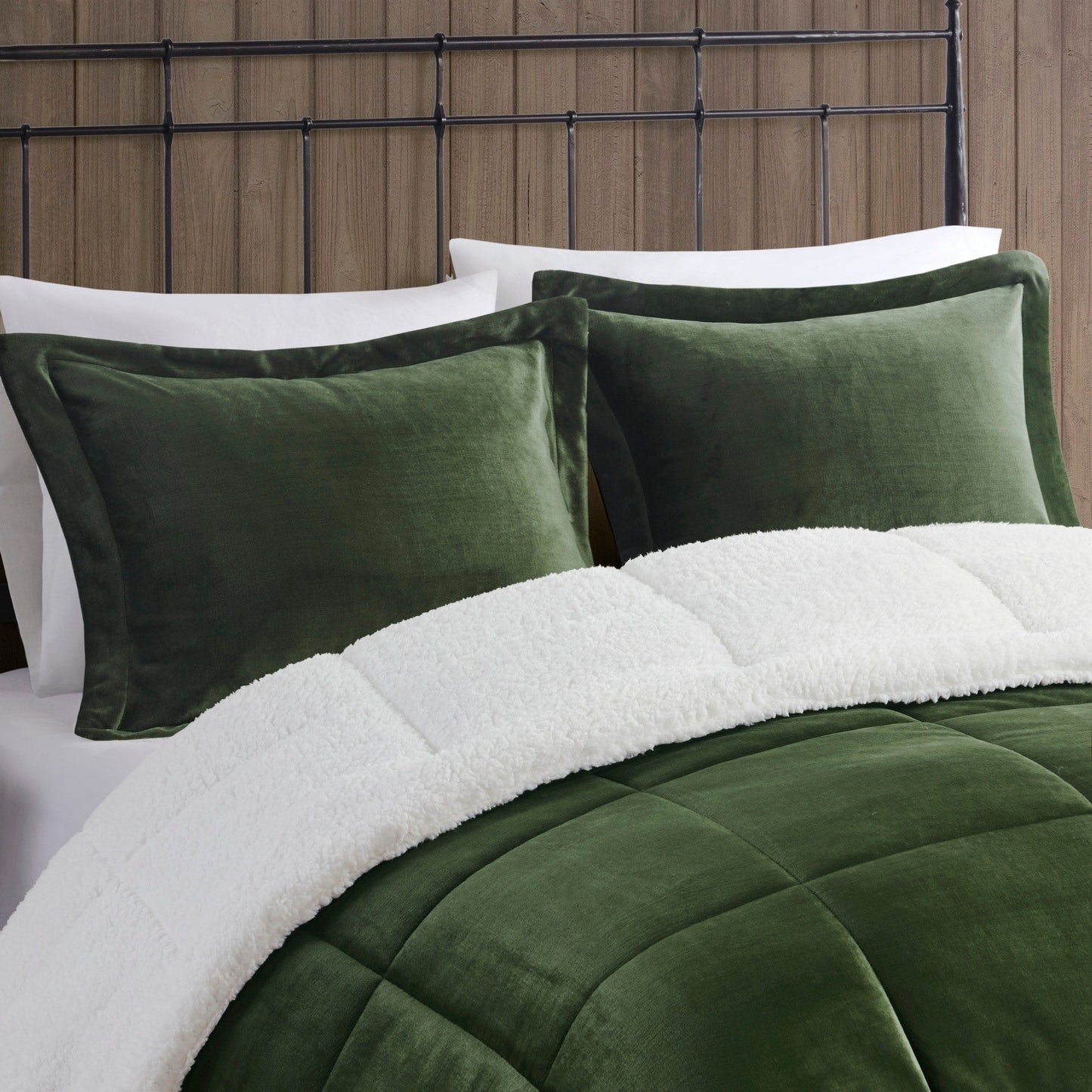 Woolrich Alton Bettdecken-Set, Alternative zu Plüsch und Sherpa-Daunen