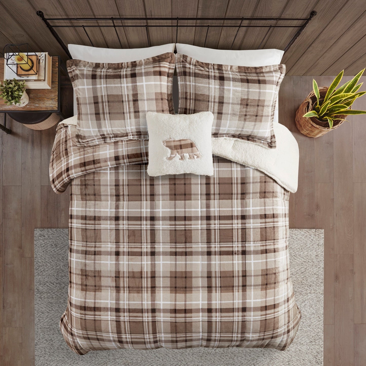 Woolrich Alton Bettdecken-Set, Alternative zu Plüsch und Sherpa-Daunen