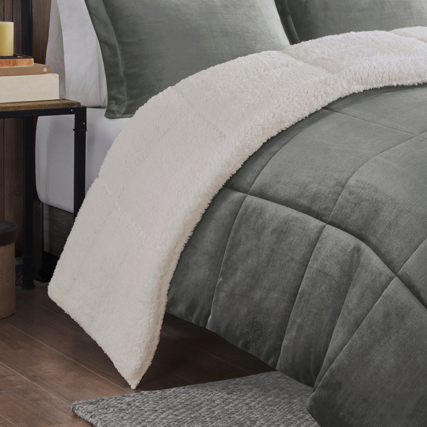 Woolrich Alton Bettdecken-Set, Alternative zu Plüsch und Sherpa-Daunen