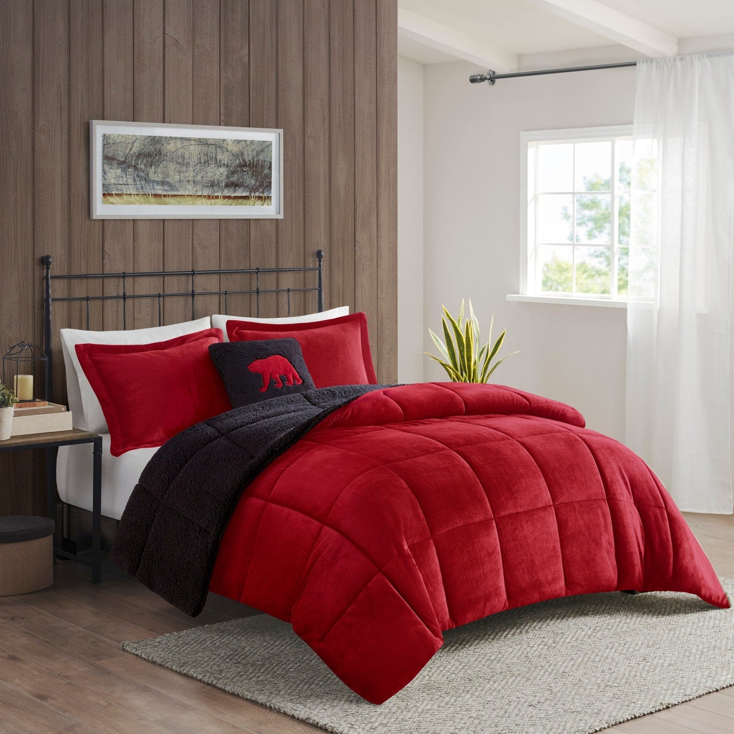 Woolrich Alton Bettdecken-Set, Alternative zu Plüsch und Sherpa-Daunen