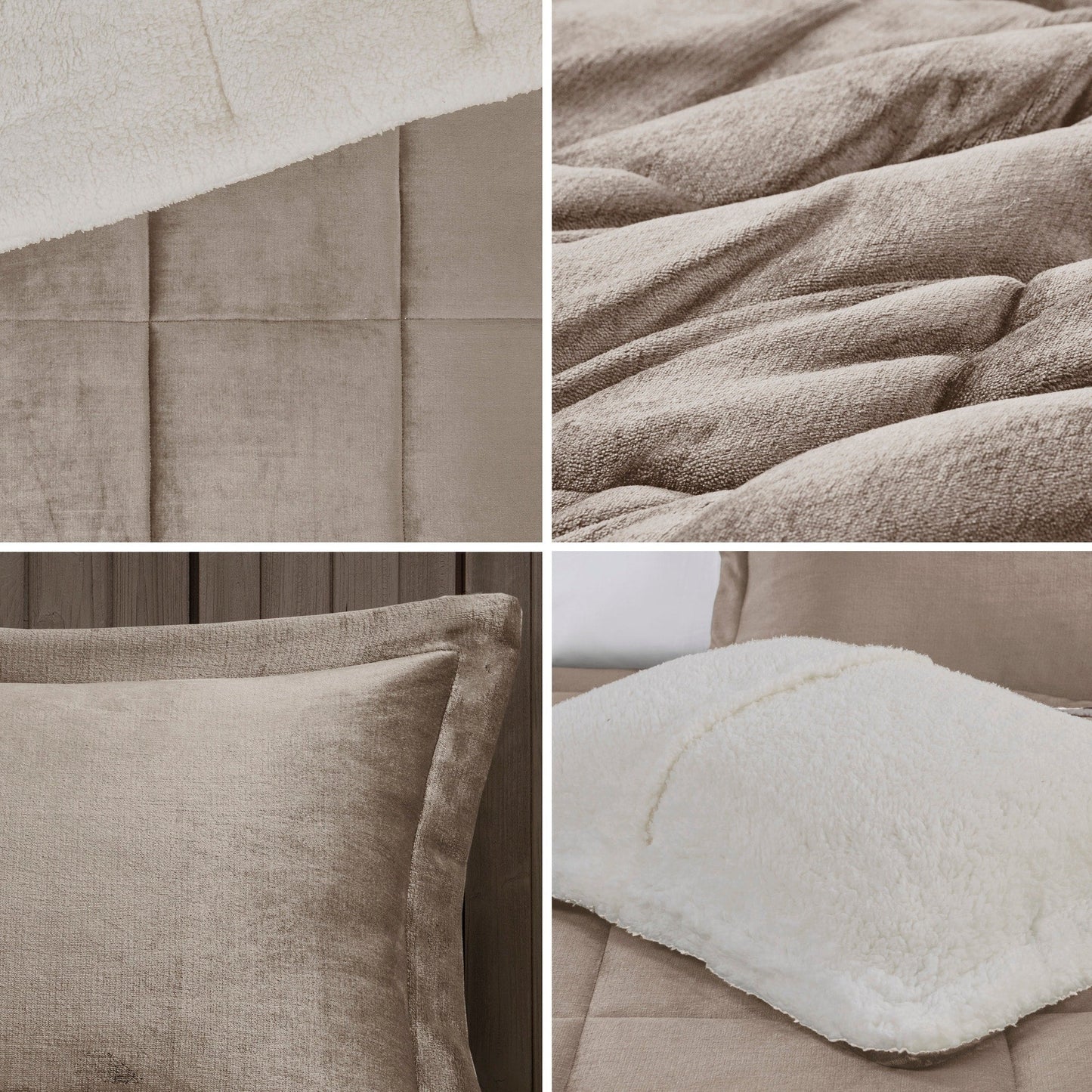 Woolrich Alton Bettdecken-Set, Alternative zu Plüsch und Sherpa-Daunen