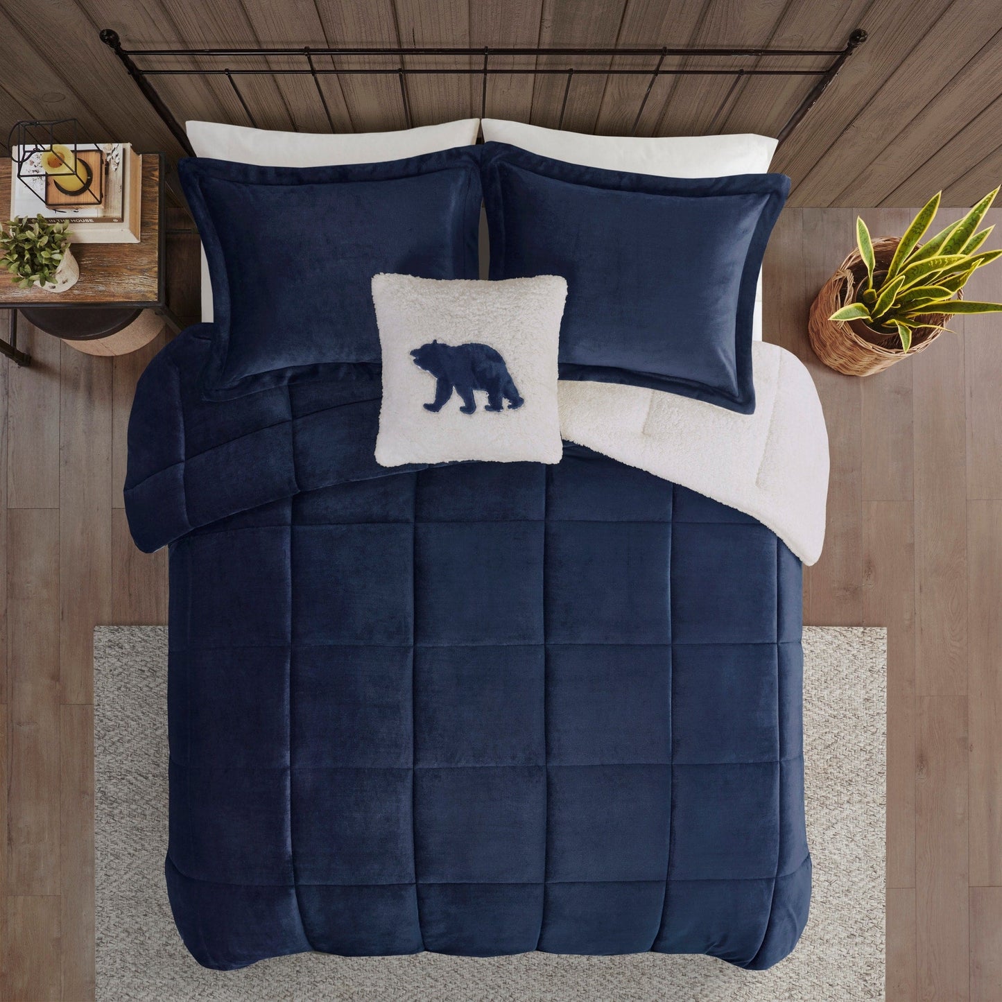Woolrich Alton Bettdecken-Set, Alternative zu Plüsch und Sherpa-Daunen