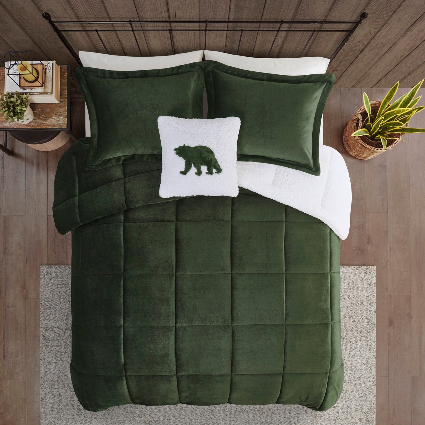 Woolrich Alton Bettdecken-Set, Alternative zu Plüsch und Sherpa-Daunen