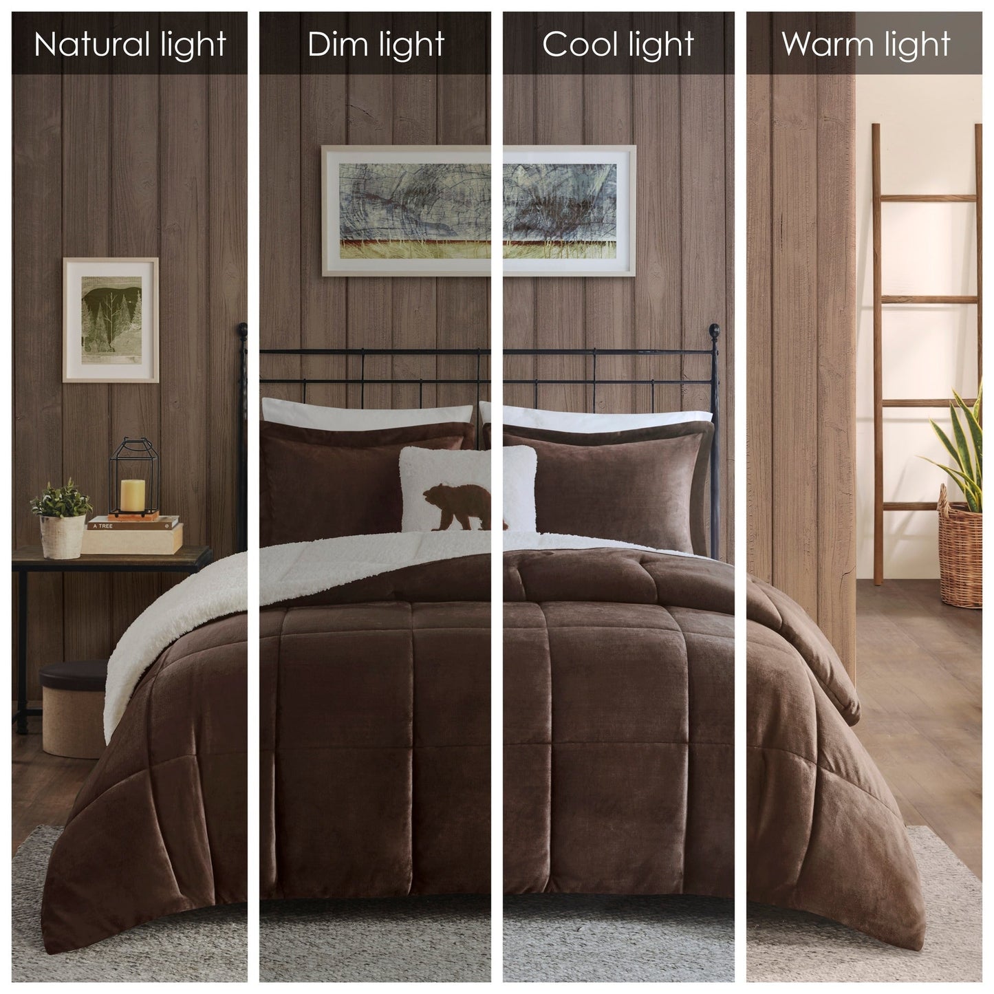 Woolrich Alton Bettdecken-Set, Alternative zu Plüsch und Sherpa-Daunen