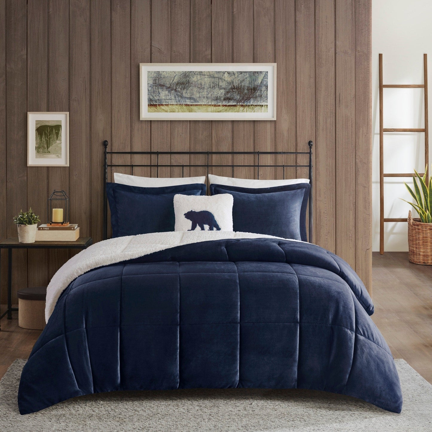 Woolrich Alton Bettdecken-Set, Alternative zu Plüsch und Sherpa-Daunen