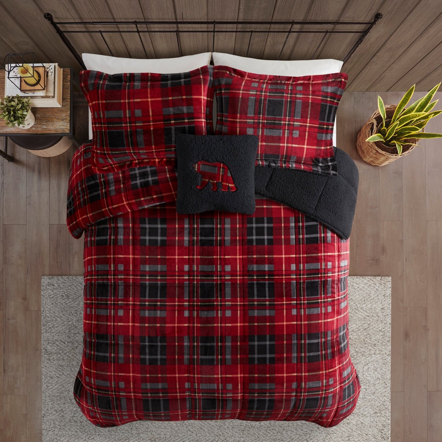 Woolrich Alton Bettdecken-Set, Alternative zu Plüsch und Sherpa-Daunen
