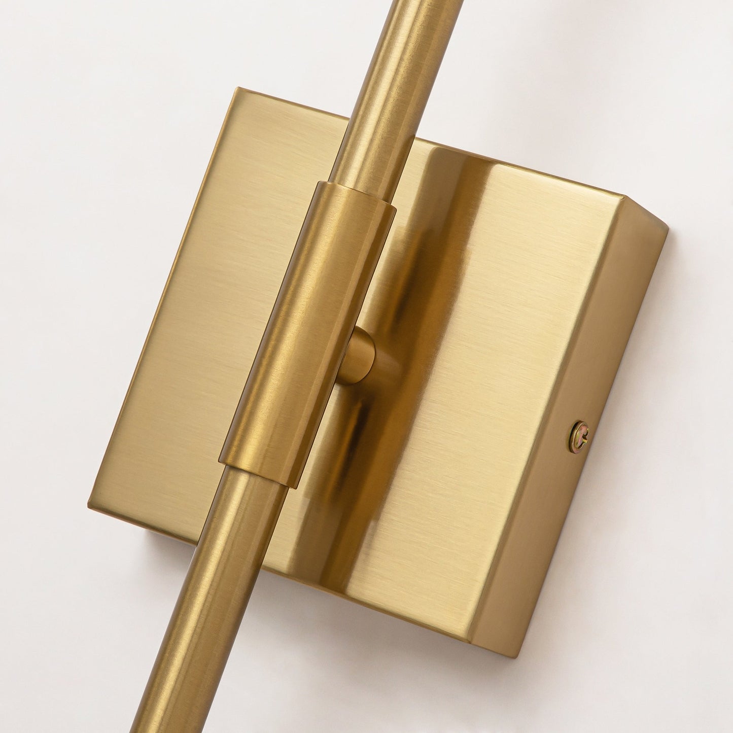 1-flammige, moderne, lange, lineare Wandleuchte in Schwarz/Gold/Nickel, dimmbare LED-Badezimmer-Waschtischleuchte