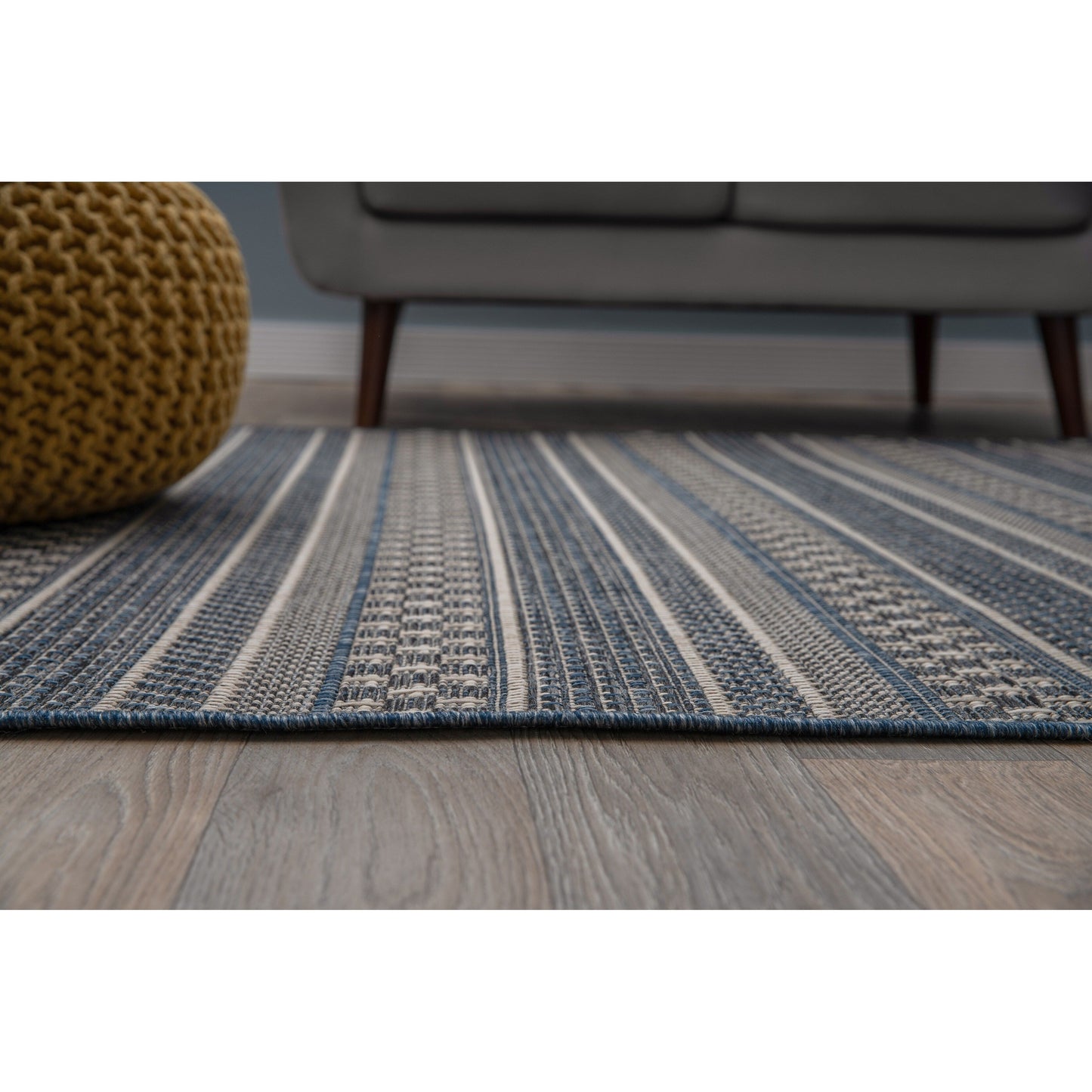 World Rug Gallery Bohemian Geometric Stripe Indoor/Outdoor-Teppich