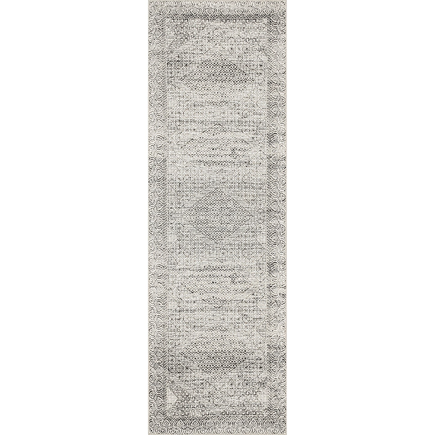 Nuloom Hart SpinClean Abstrakter Tribal-Teppich, maschinenwaschbar