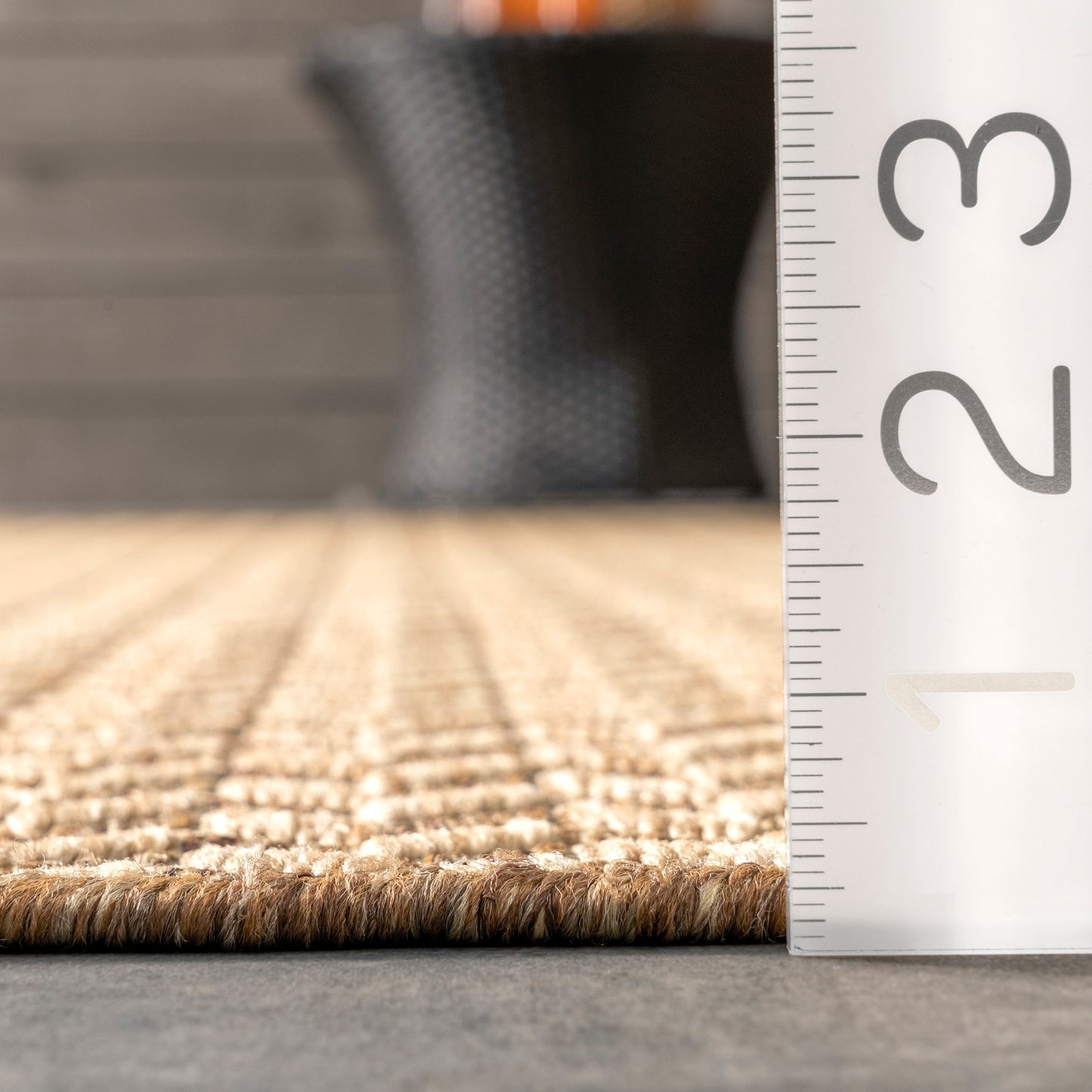 Nuloom Camryn Fischgräten-Teppich für drinnen und draußen