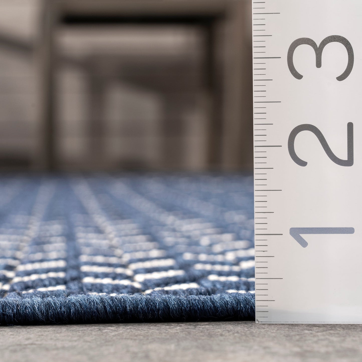 Nuloom Camryn Fischgräten-Teppich für drinnen und draußen