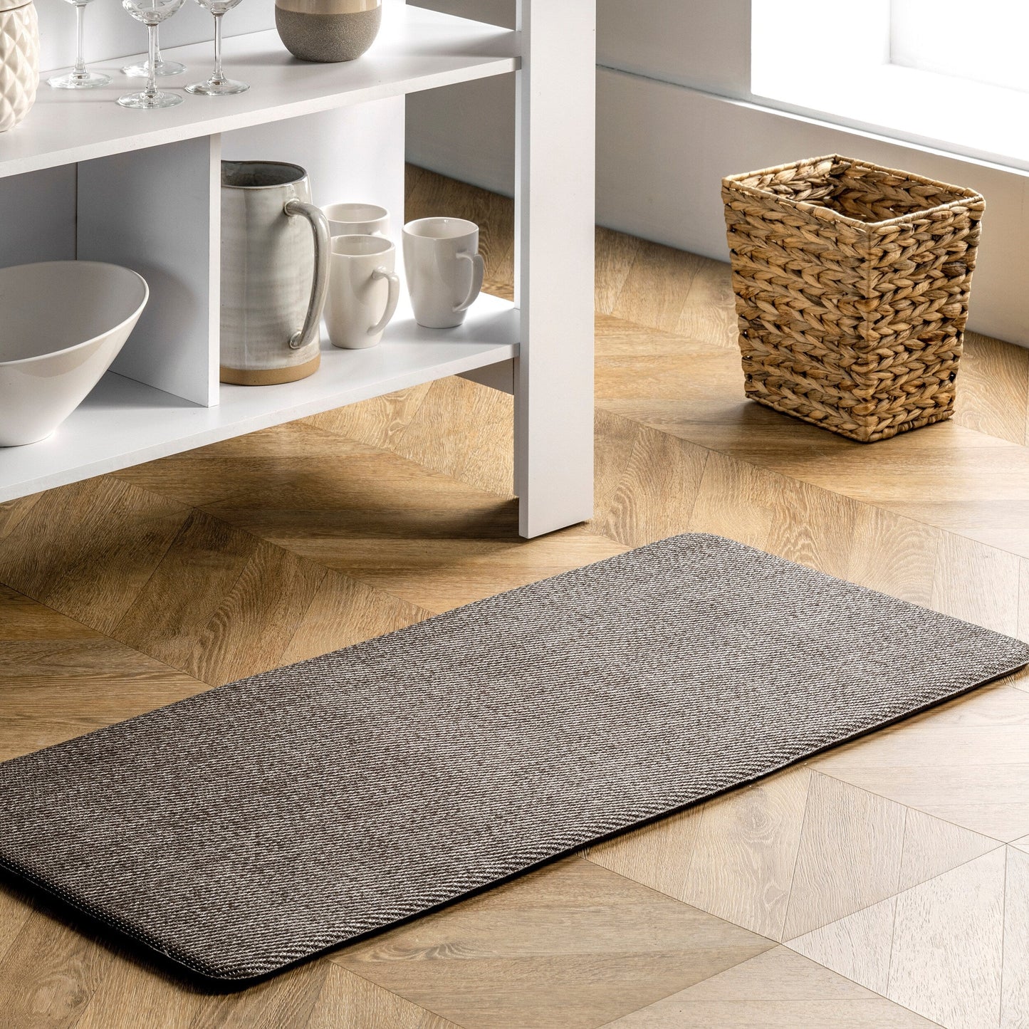 Nuloom Casual Geflochtene Anti-Ermüdungsmatte für Küche oder Waschküche