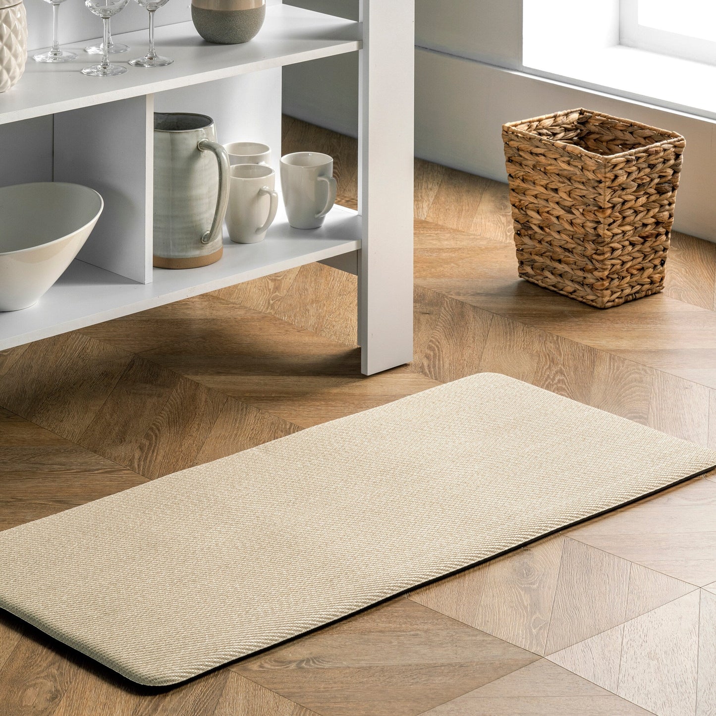 Nuloom Casual Geflochtene Anti-Ermüdungsmatte für Küche oder Waschküche