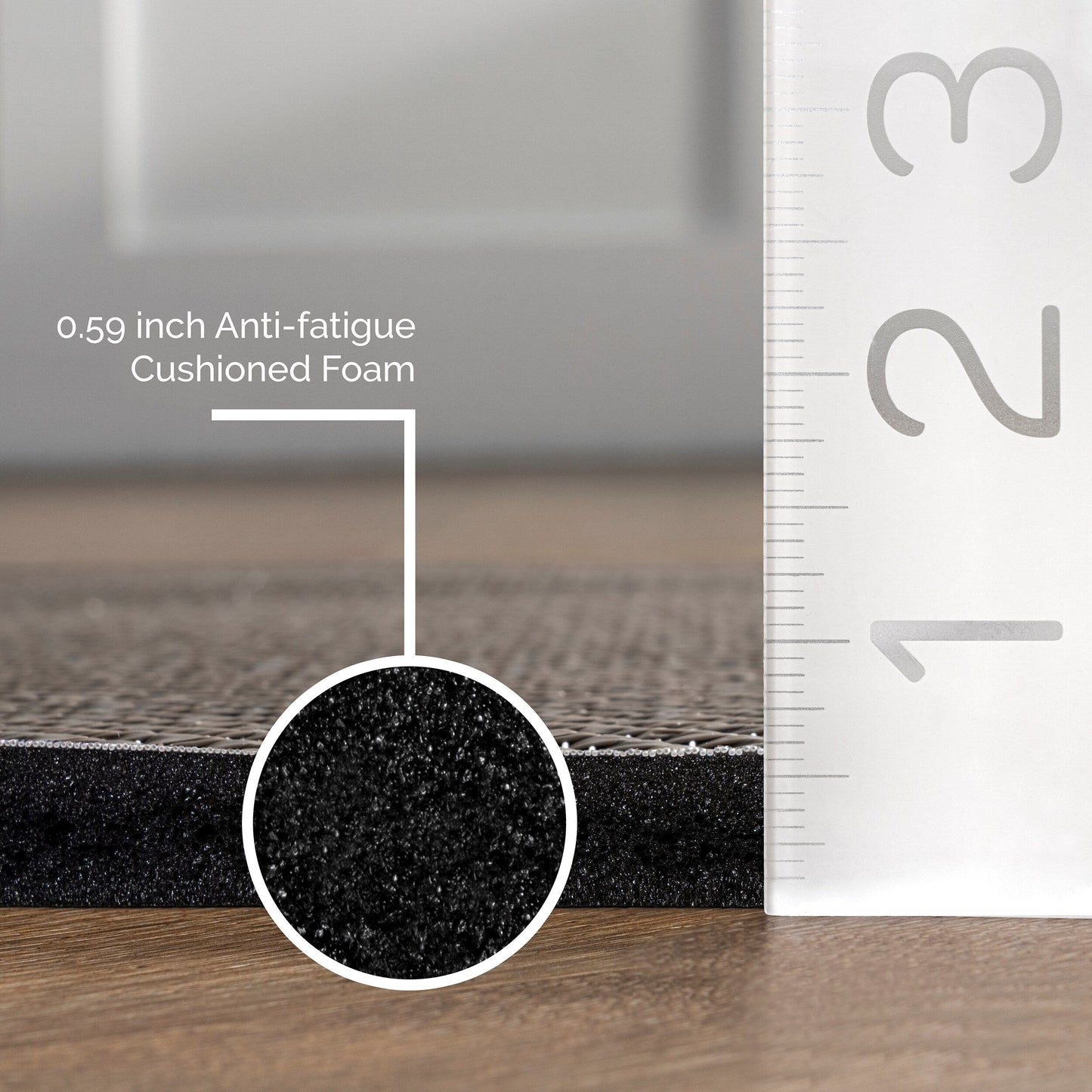 Nuloom Casual Geflochtene Anti-Ermüdungsmatte für Küche oder Waschküche