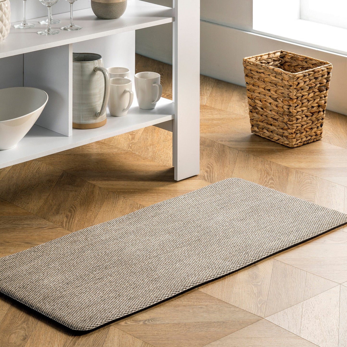 Nuloom Casual Geflochtene Anti-Ermüdungsmatte für Küche oder Waschküche