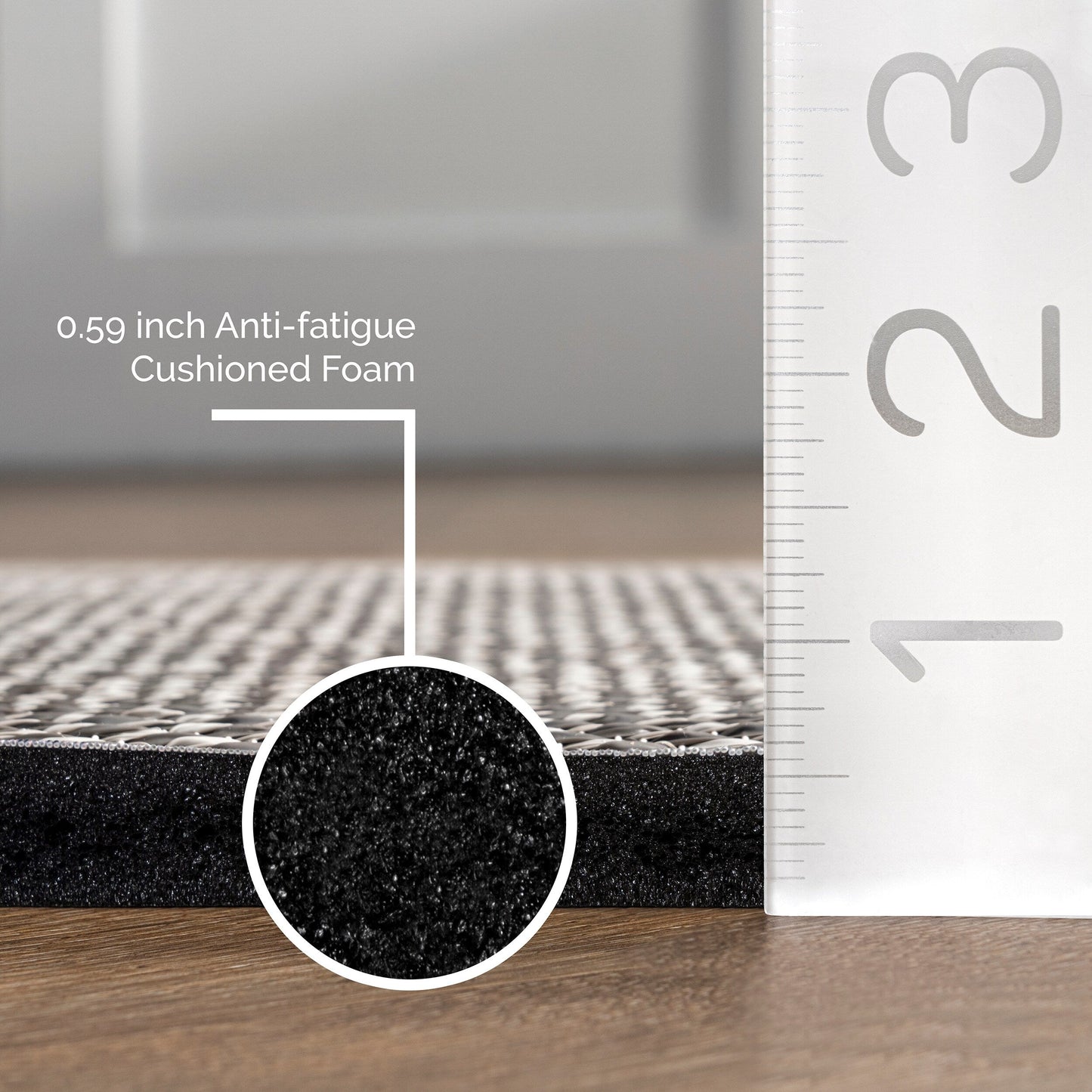 Nuloom Casual Geflochtene Anti-Ermüdungsmatte für Küche oder Waschküche