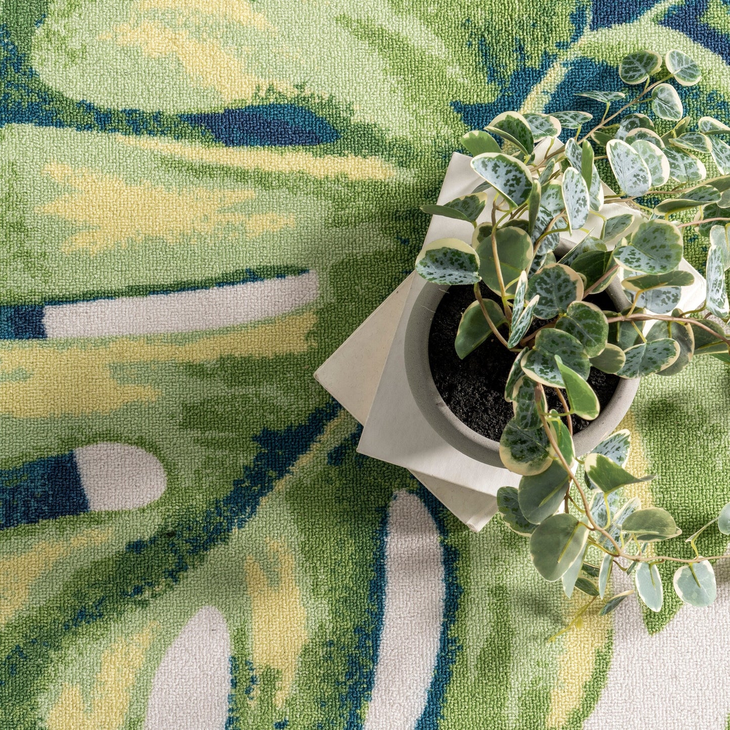 Nuloom Heidi Tropical Teppich für drinnen und draußen