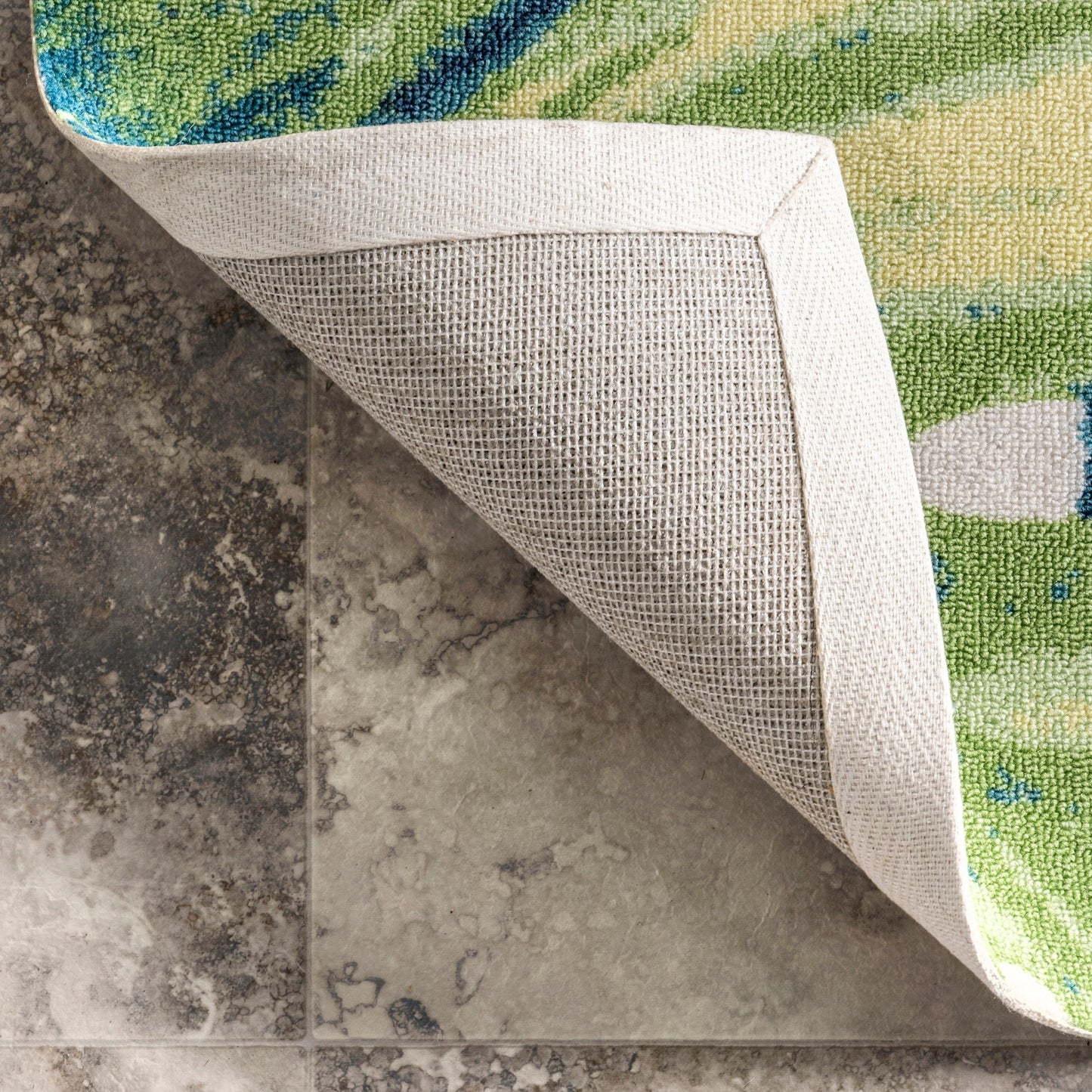 Nuloom Heidi Tropical Teppich für drinnen und draußen