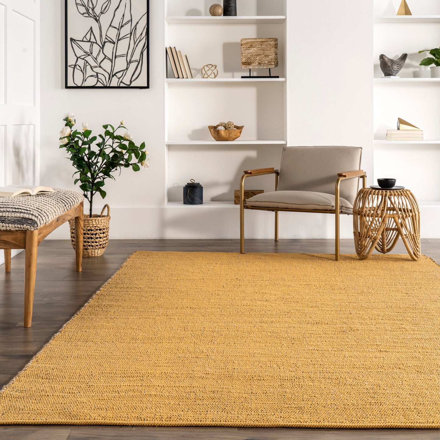 Nuloom Jacky Klassischer Teppich aus Jutemischung