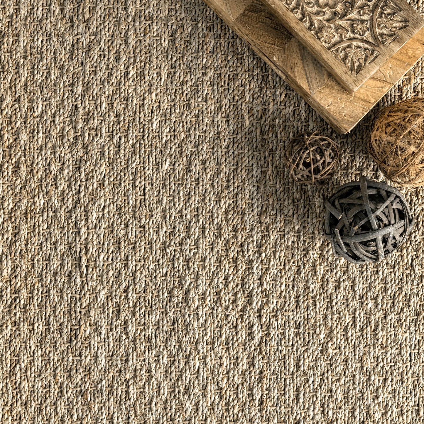 Nuloom Kiana Casual Teppich mit Seegrasrand