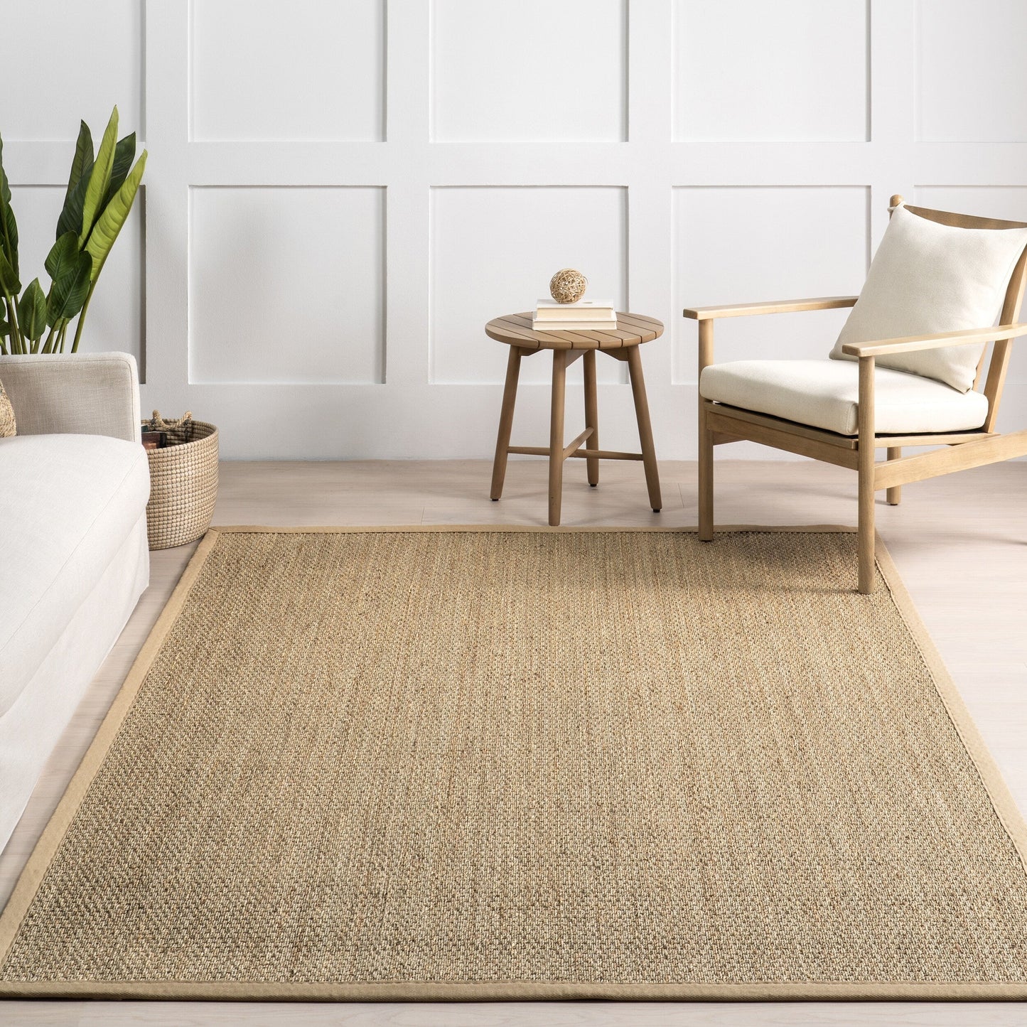 Nuloom Kiana Casual Teppich mit Seegrasrand