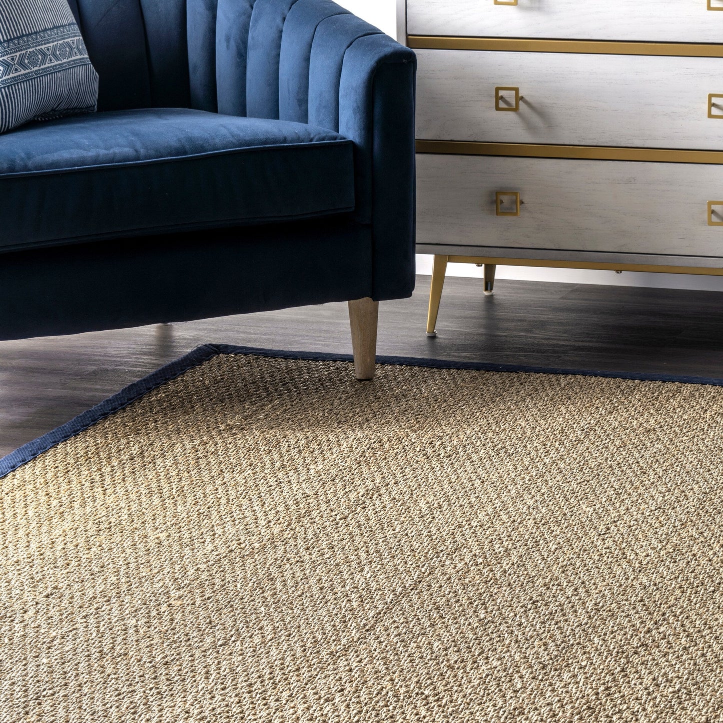 Nuloom Kiana Casual Teppich mit Seegrasrand