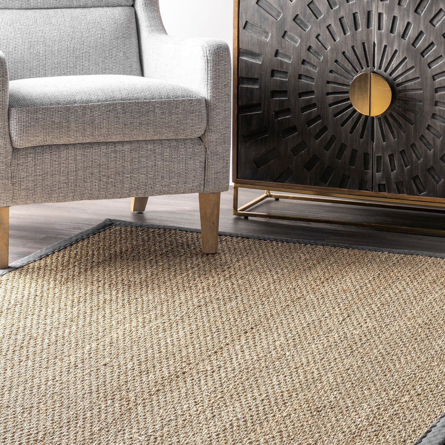 Nuloom Kiana Casual Teppich mit Seegrasrand