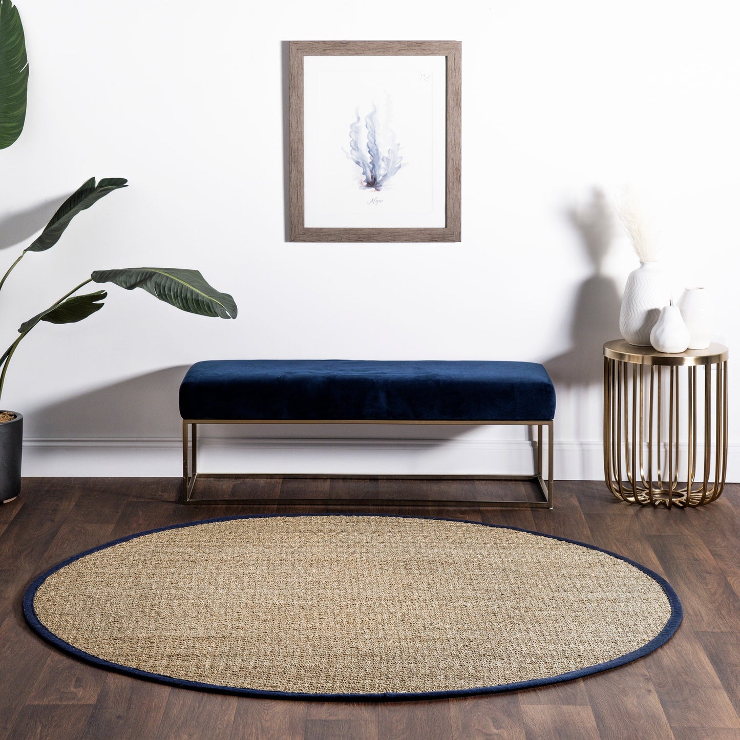 Nuloom Kiana Casual Teppich mit Seegrasrand