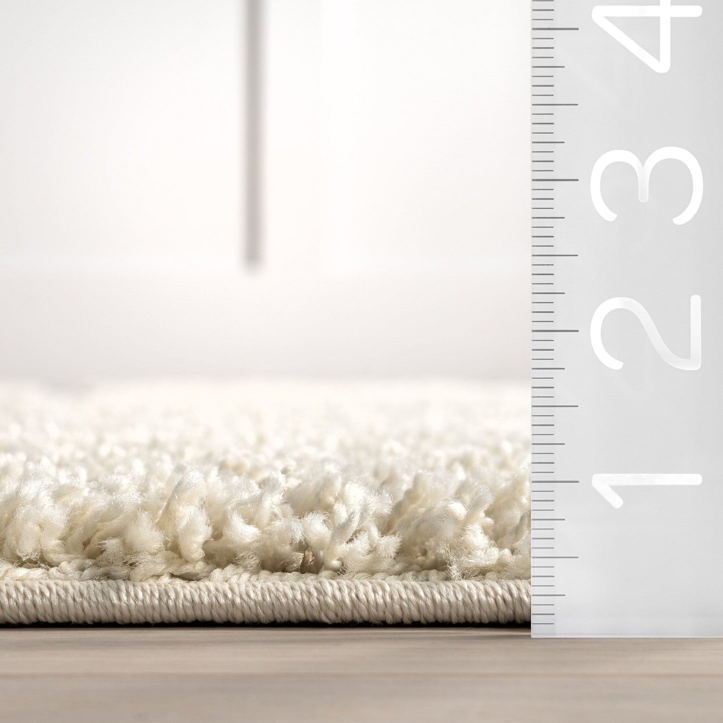 Nuloom Krista Moderner Zottelteppich mit Wirbelmuster