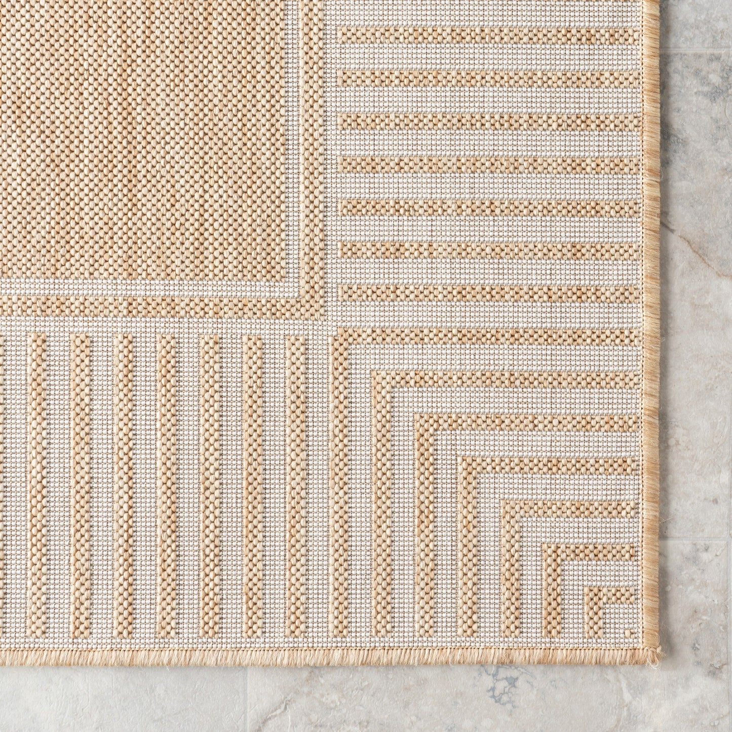 Nuloom Leah Classic Bordered Indoor/Outdoor-Teppich