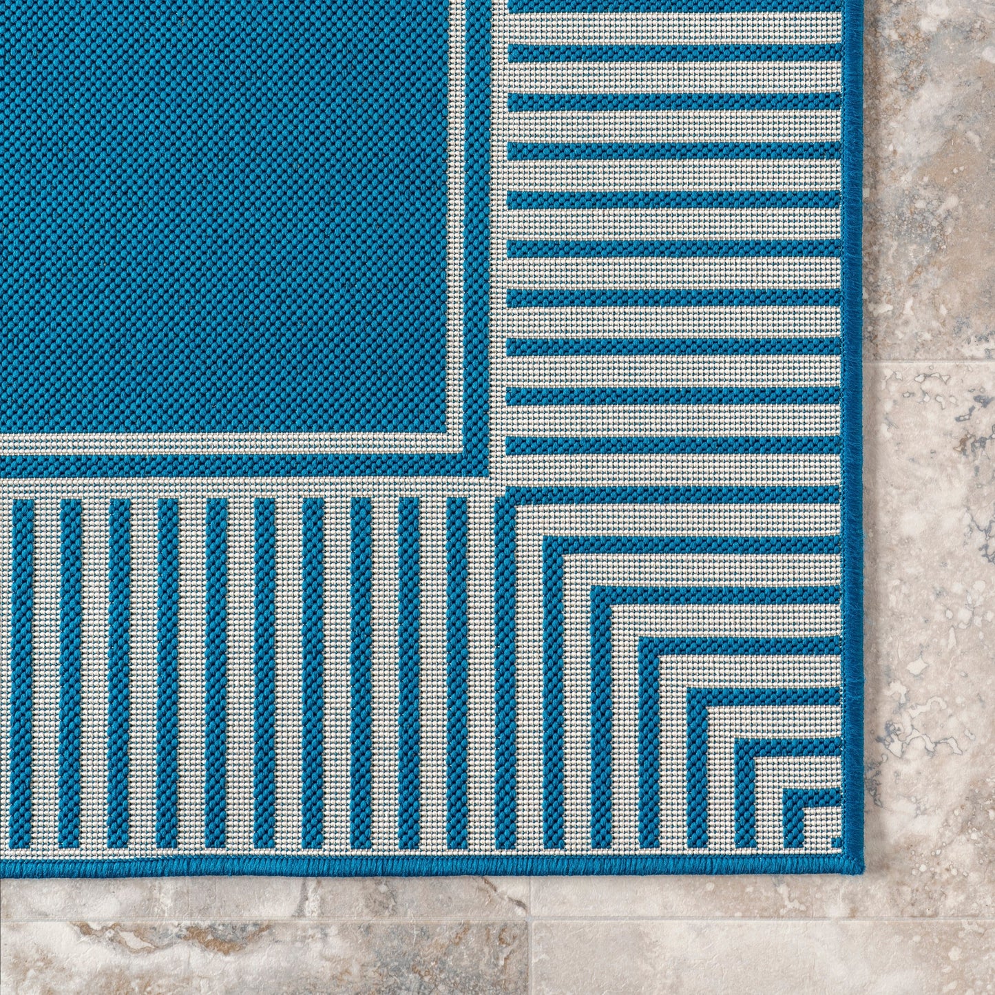 Nuloom Leah Classic Bordered Indoor/Outdoor-Teppich