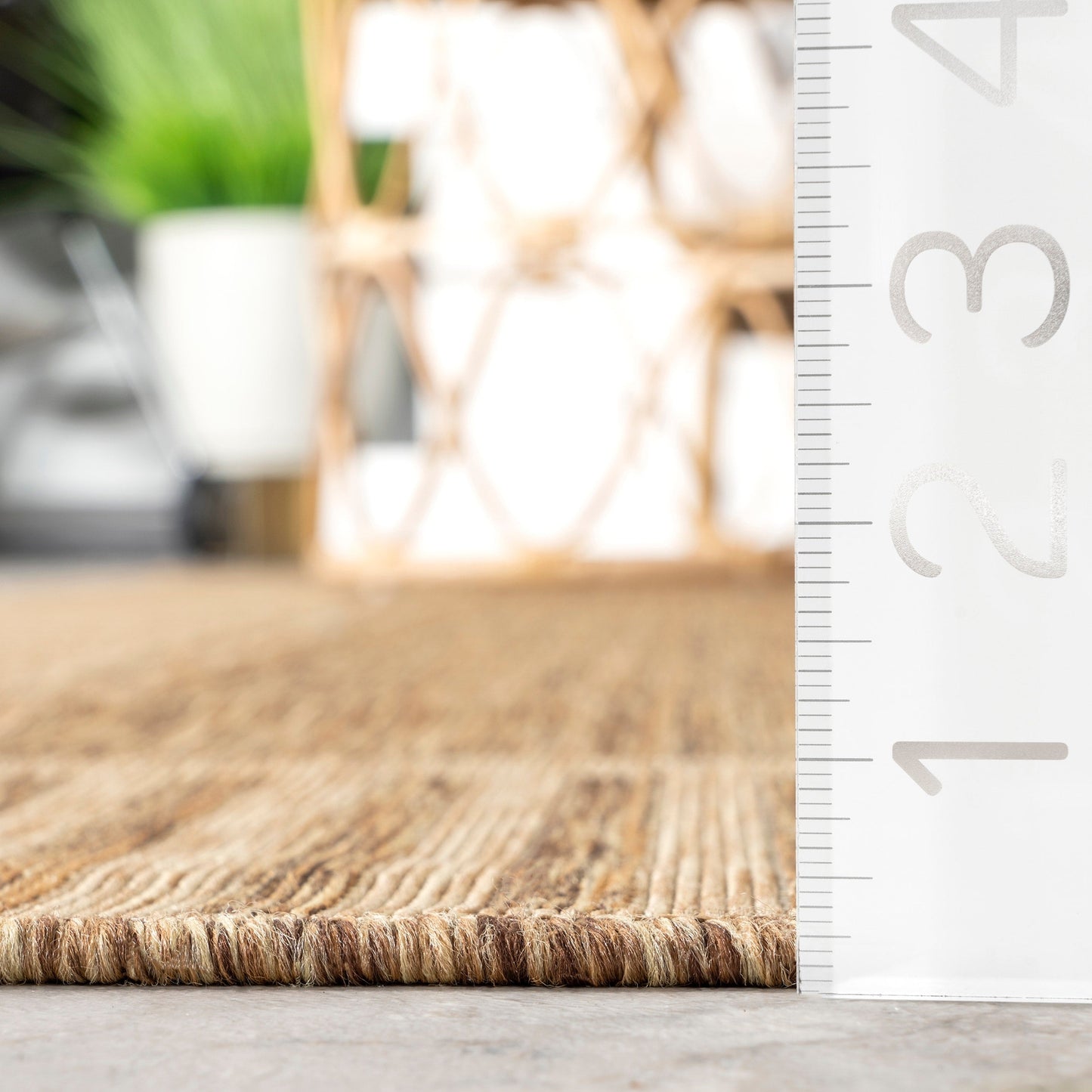 Nuloom Leah Classic Bordered Indoor/Outdoor-Teppich