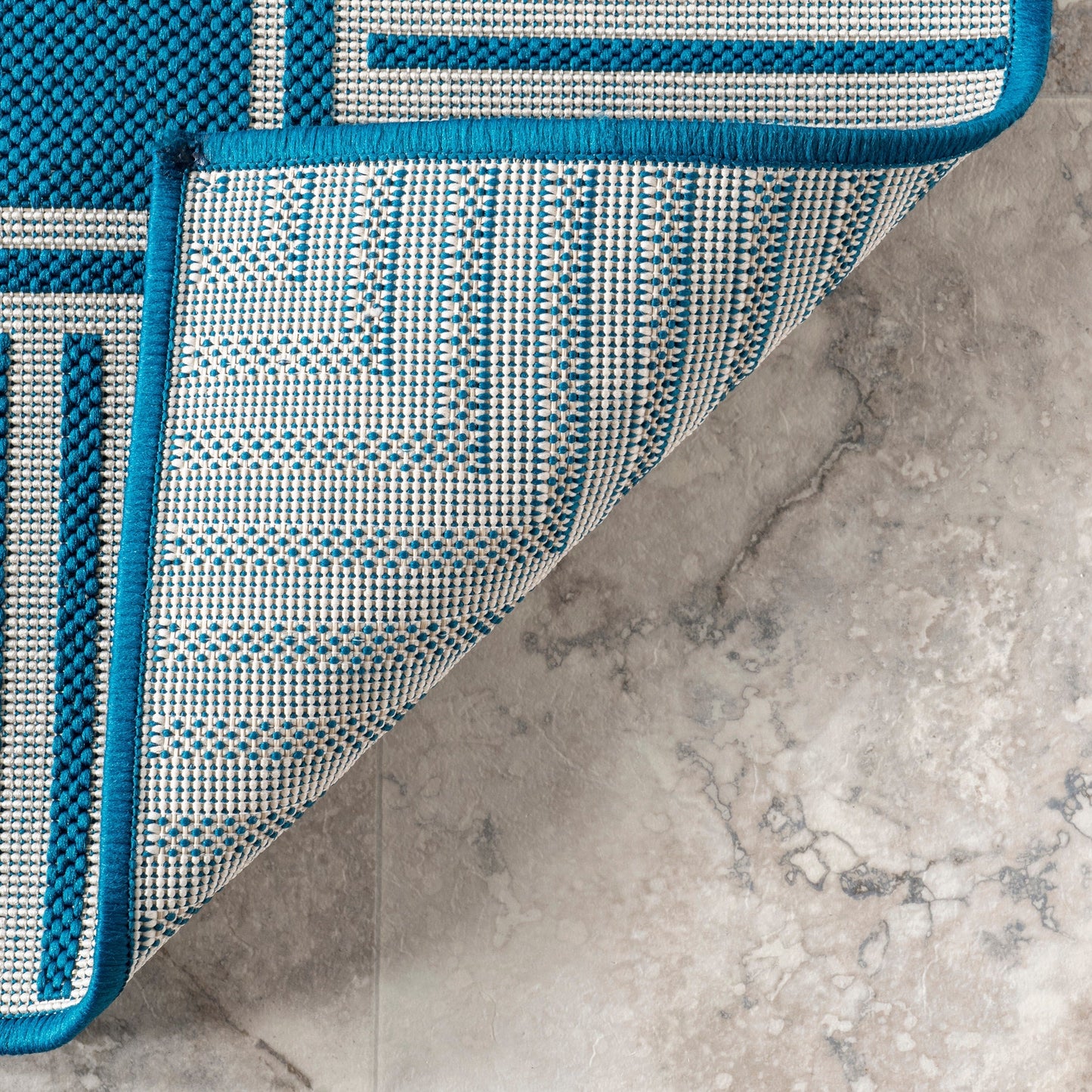 Nuloom Leah Classic Bordered Indoor/Outdoor-Teppich