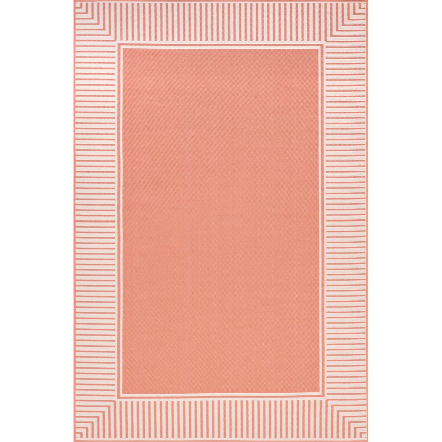 Nuloom Leah Classic Bordered Indoor/Outdoor-Teppich
