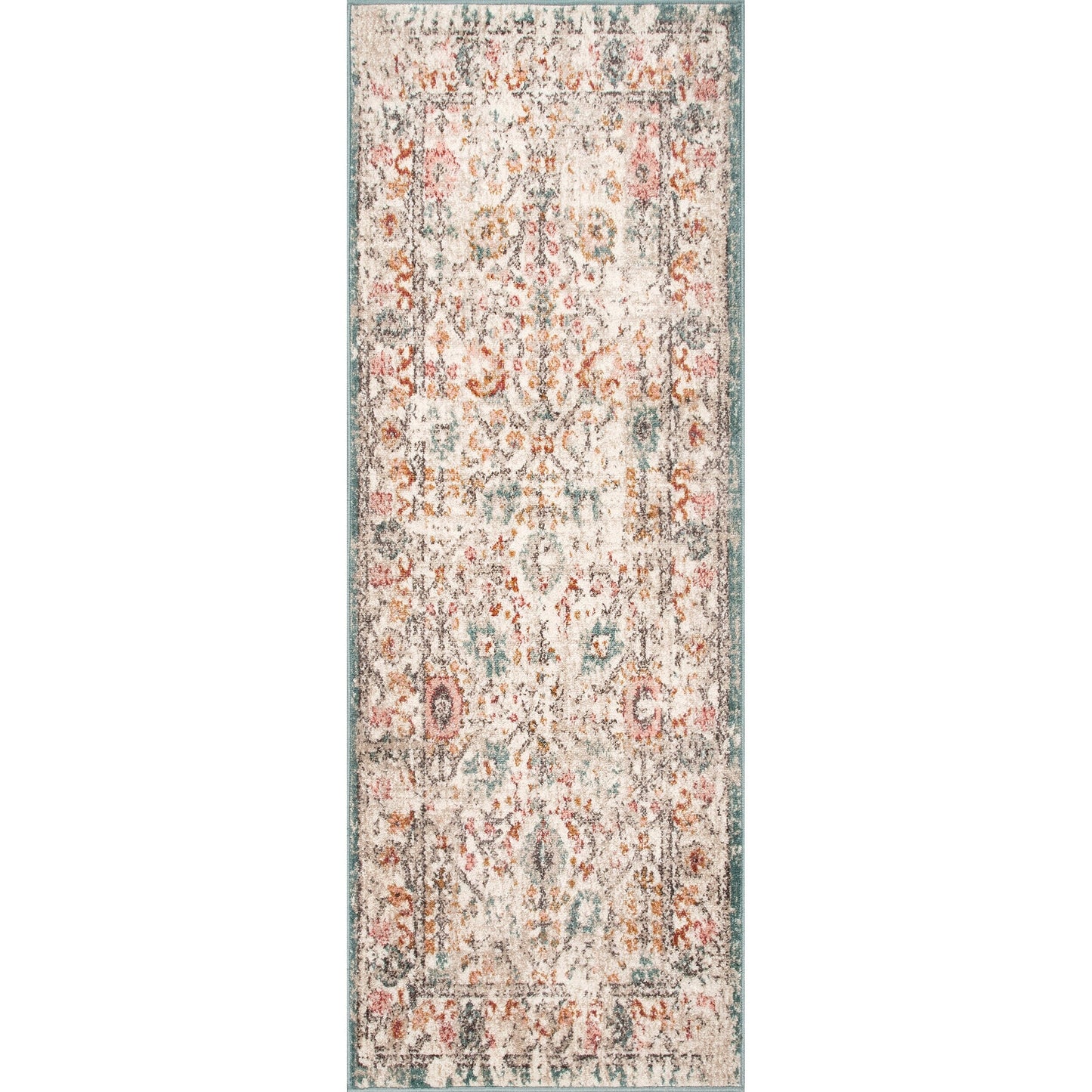 Nuloom Lenore Vintage-Teppich mit Blumenmuster