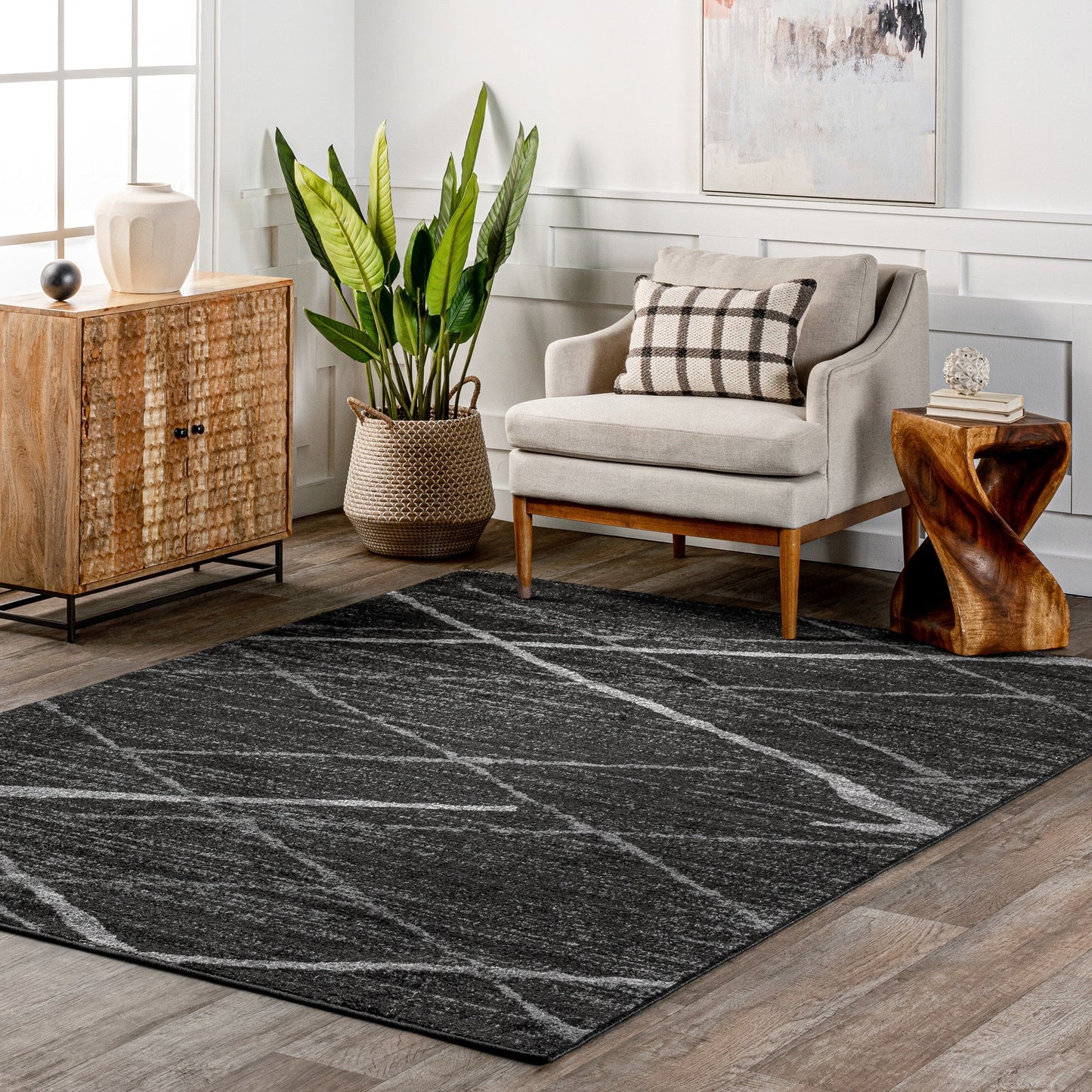 Nuloom Skylar Moderner abstrakter Teppich