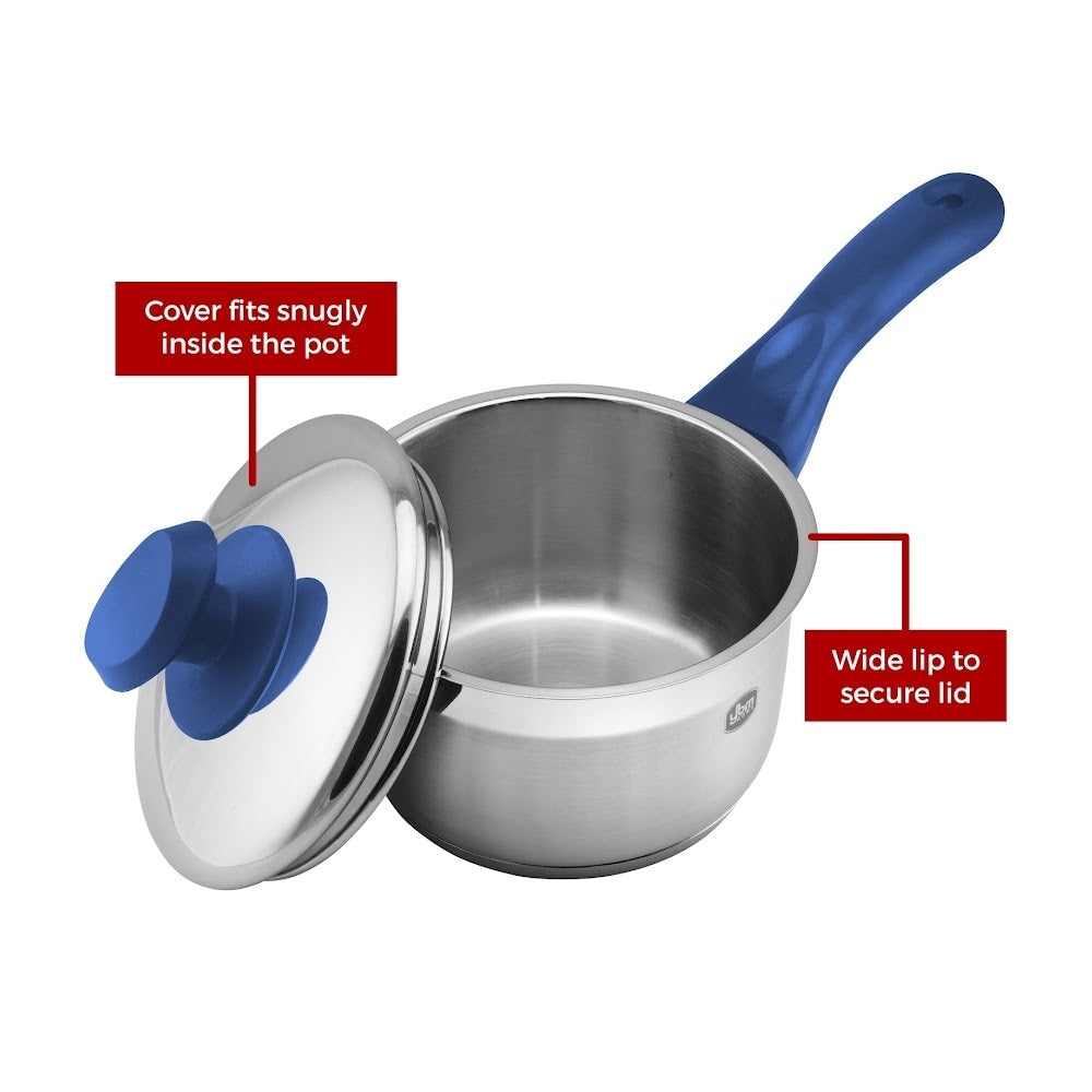 YBM Home Professional Chef's Suppentopf aus Edelstahl 18/10, induktionsgeeignet