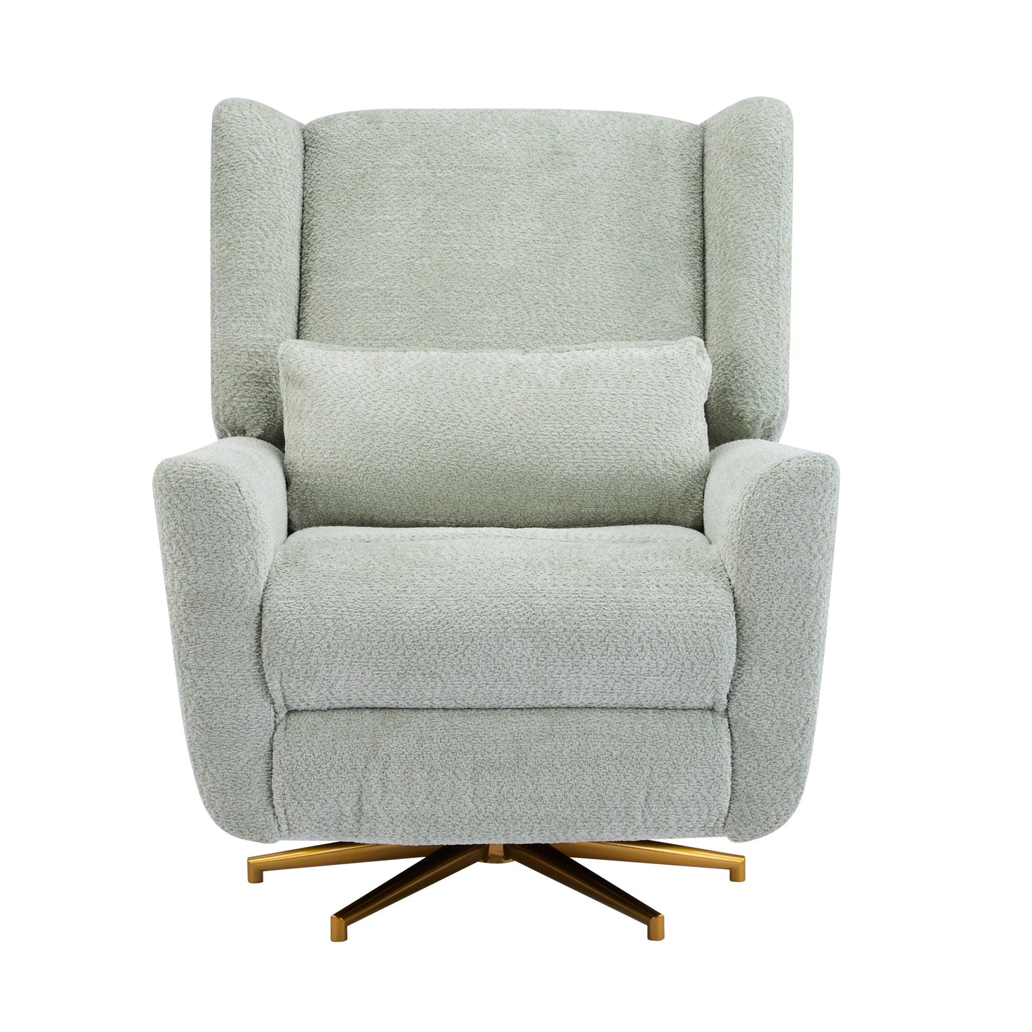 Christopher Knight Home - Starling Power Swivel Recliner With Gold Metal Base