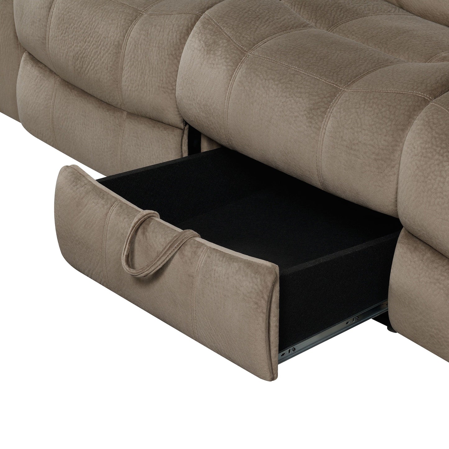 Myleene Mocha Motion Sofa with Drop-down Table
