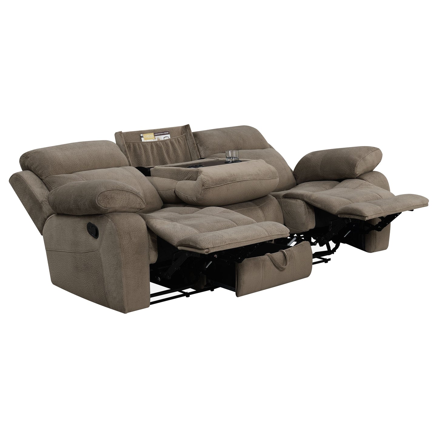 Myleene Mocha Motion Sofa with Drop-down Table