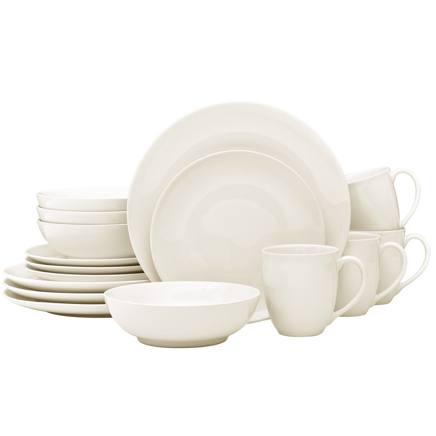 Noritake Colorwave 16-teiliges Coupe-Geschirrset, Service für 4